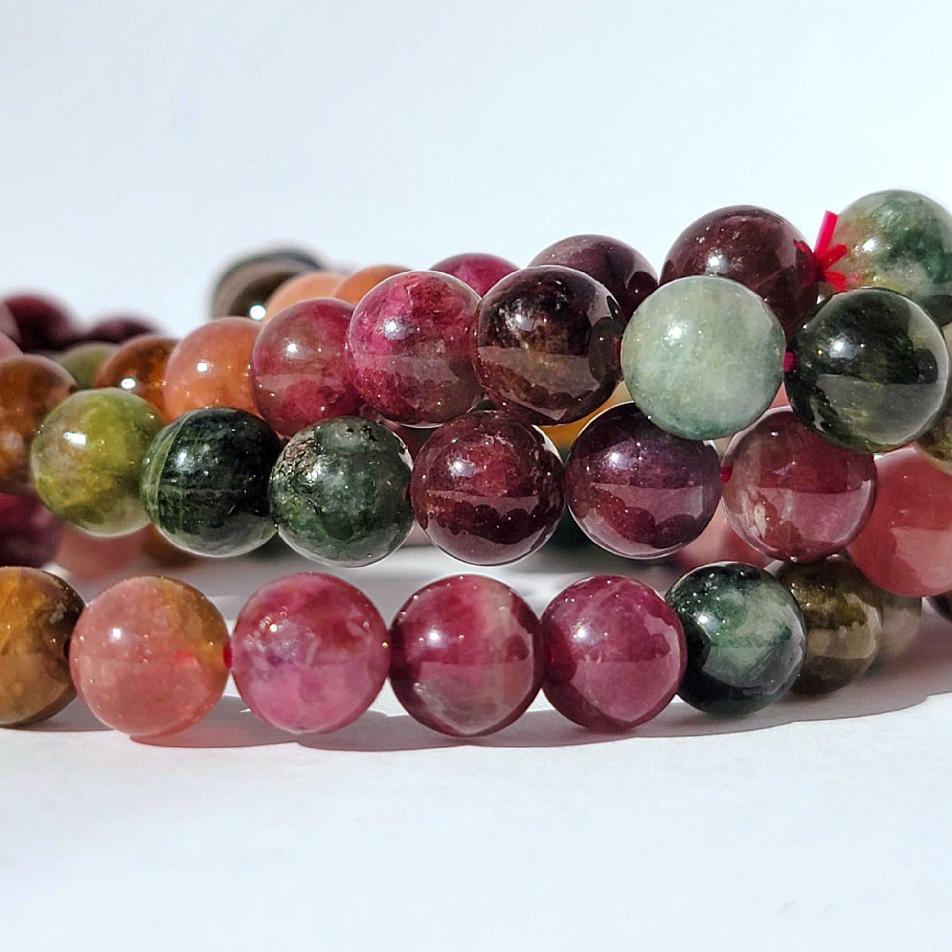 Colorful Tourmaline Crystal Bracelet