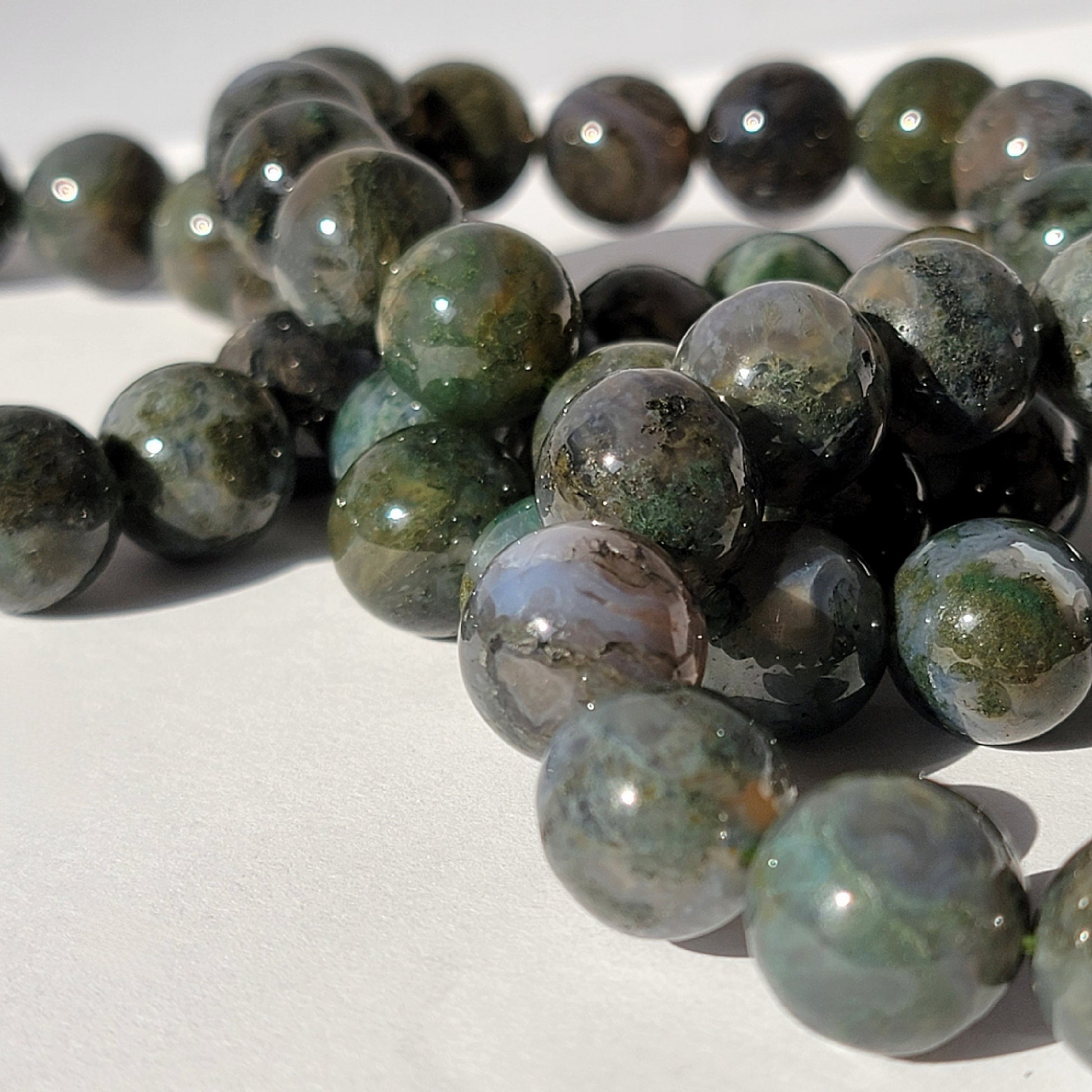 moss agate crystal