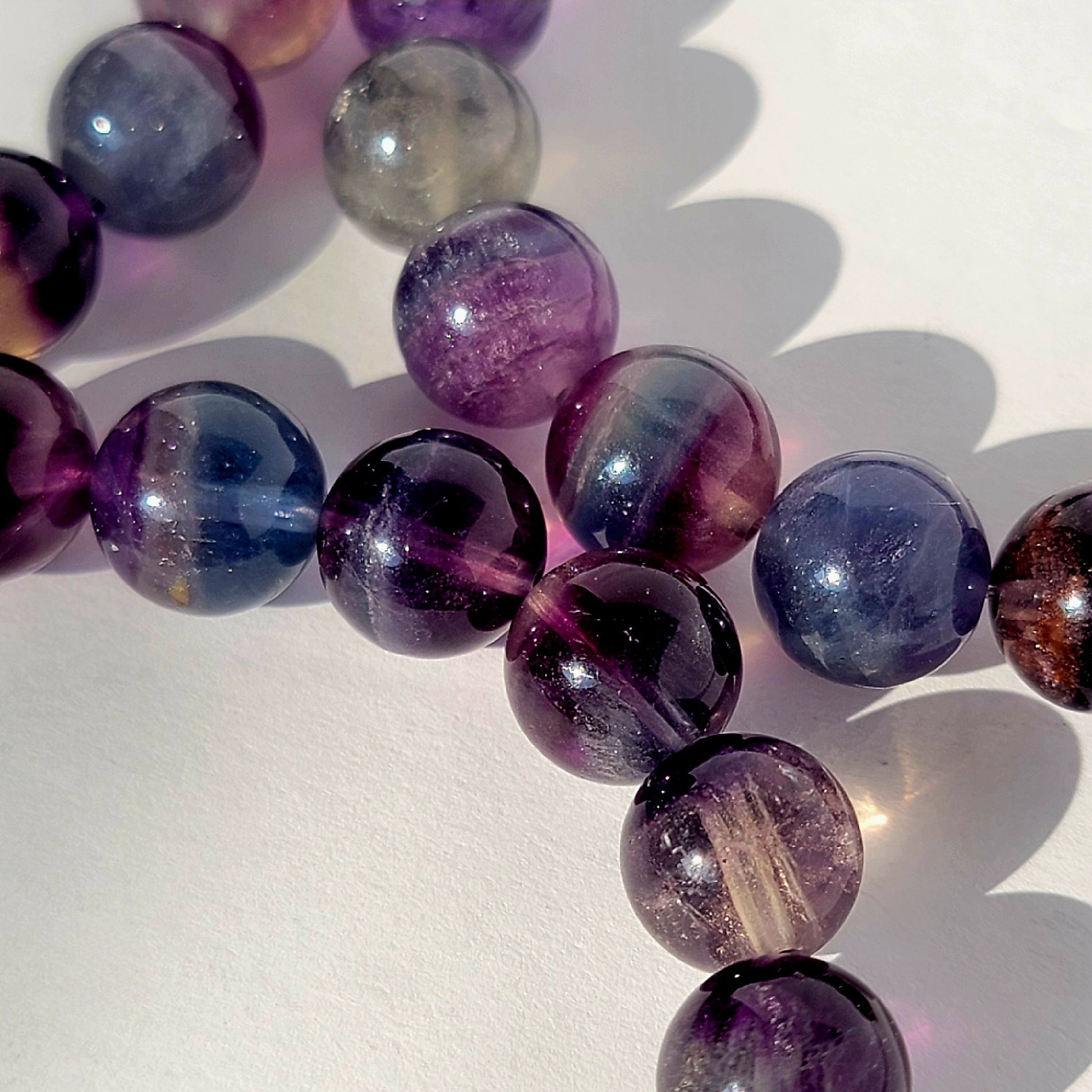 fluorite unisex bracelet