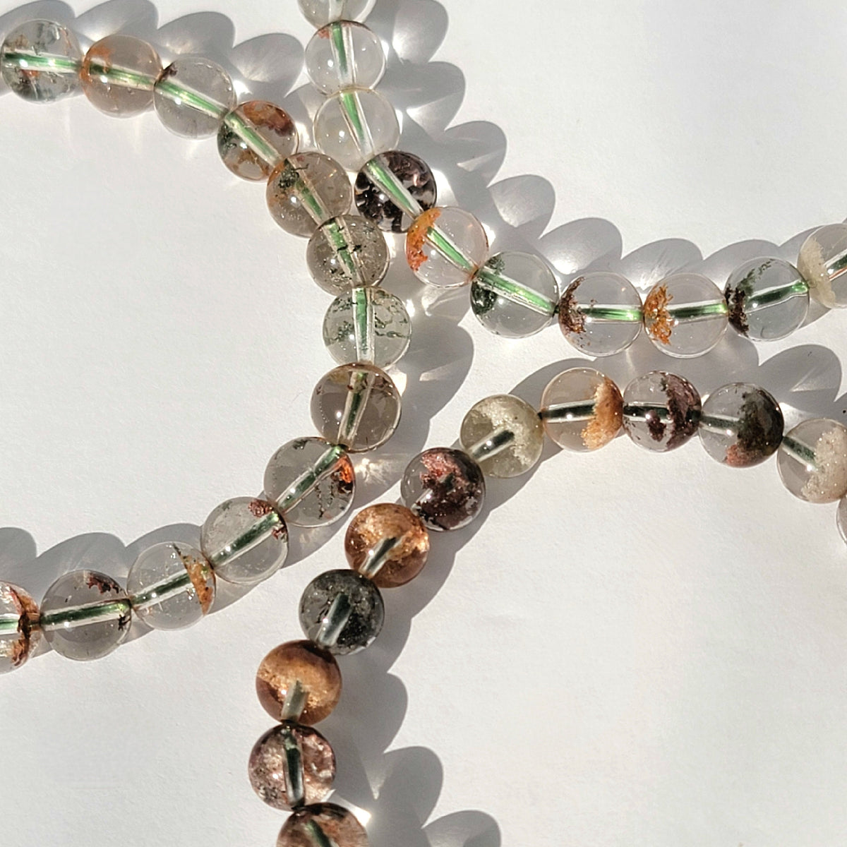 Lodalite Garden Quartz Crystal Bracelet