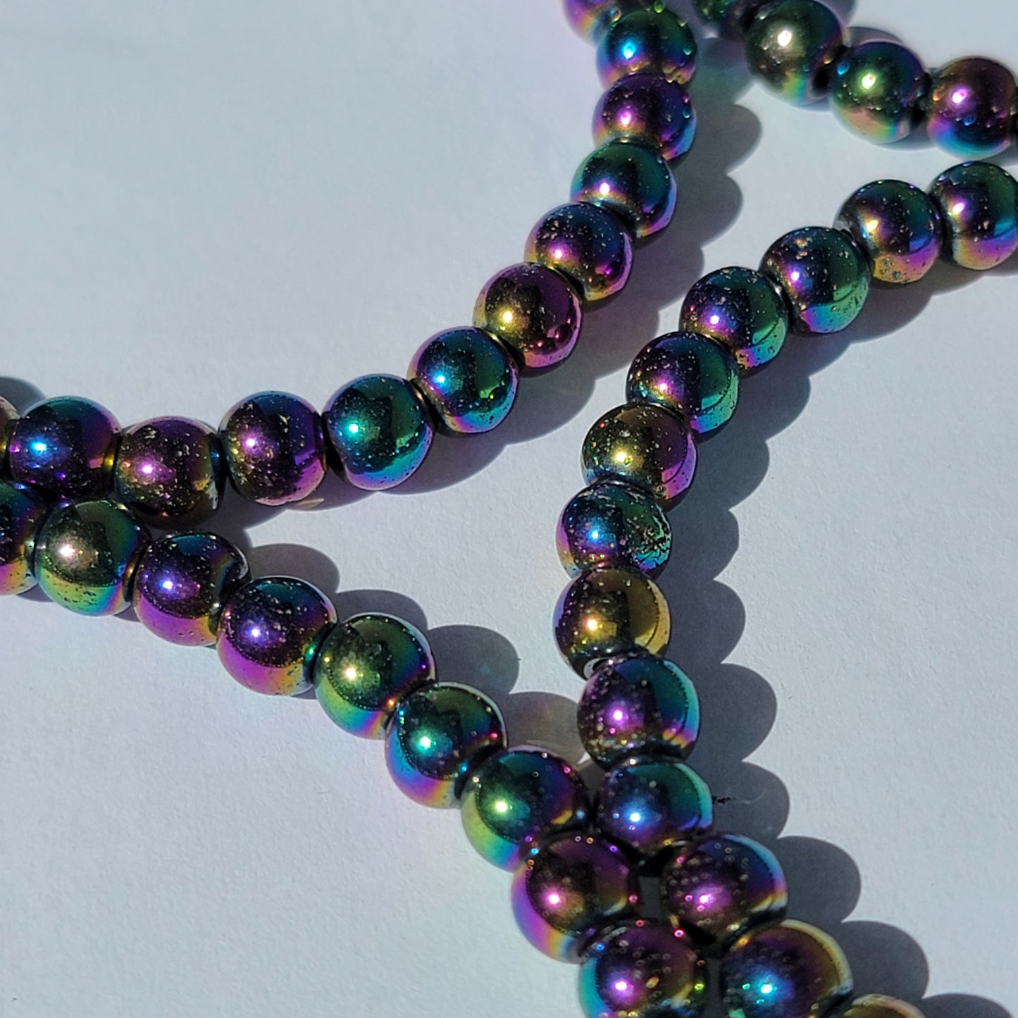 aura hematite mineral bracelet
