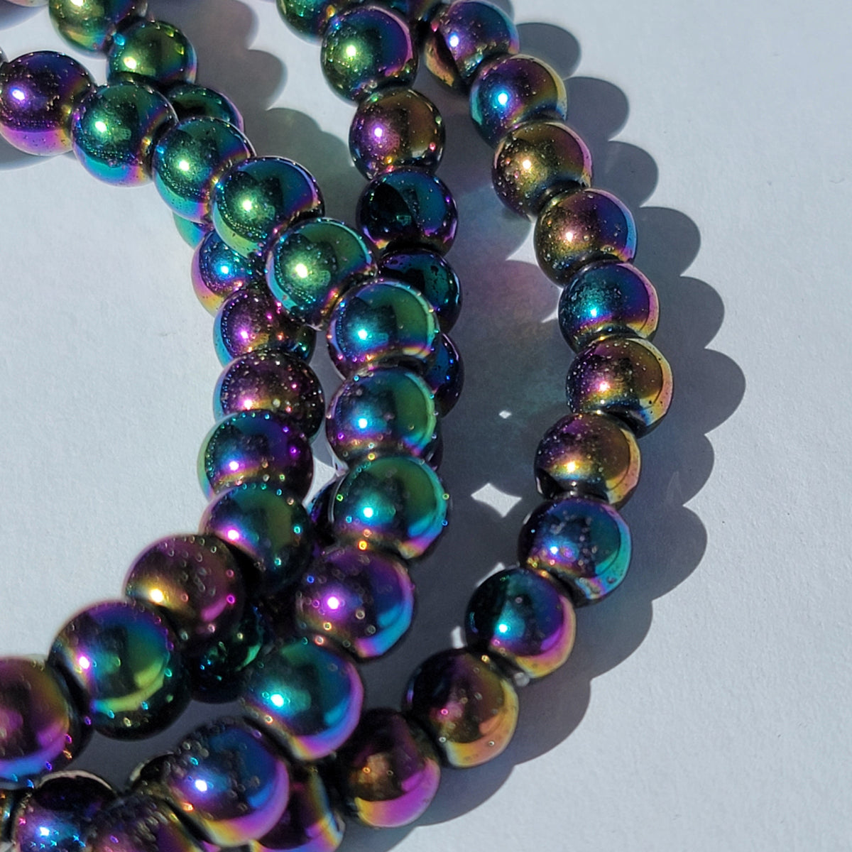 colorful hematite bracelet