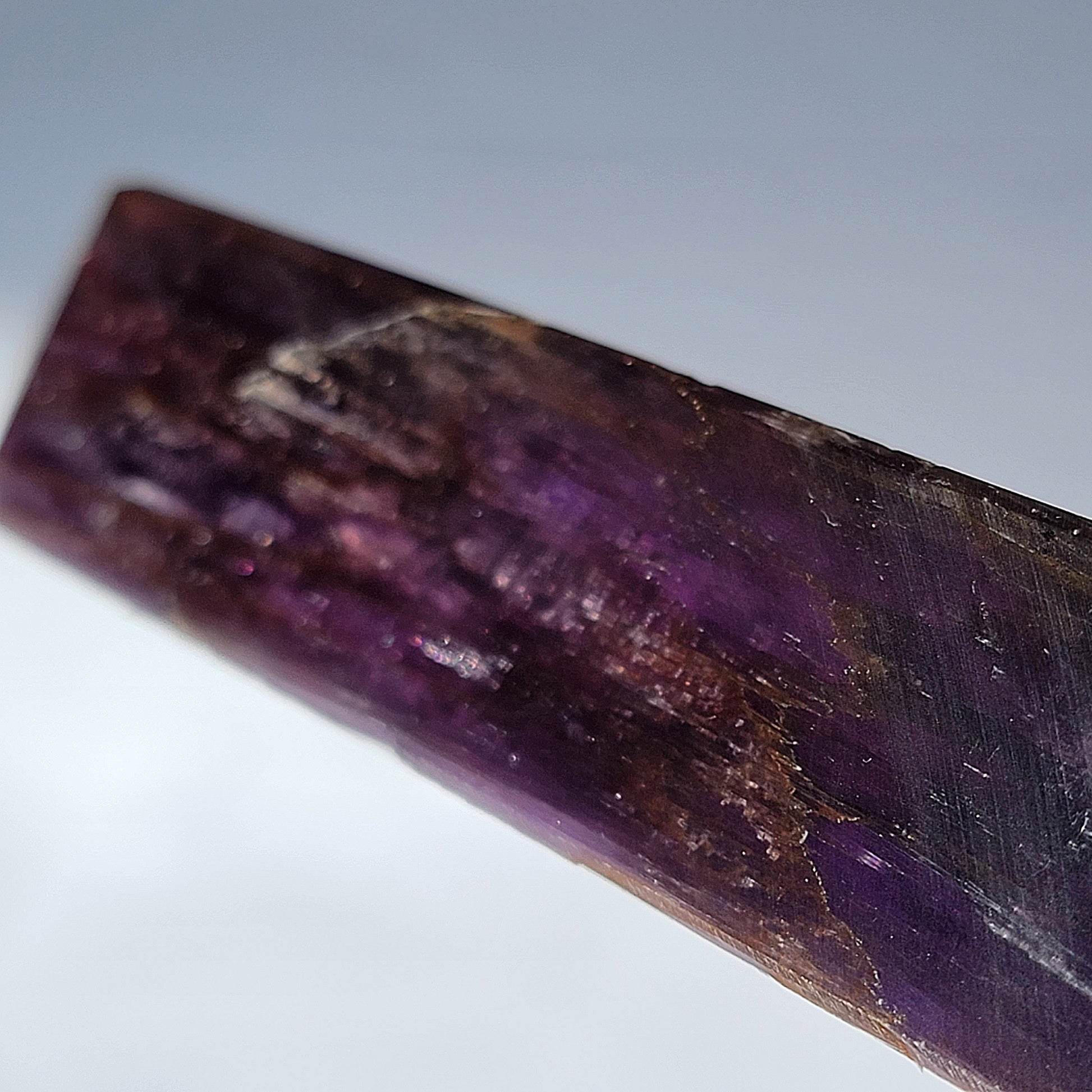 Purple Mica Lepidolite Crystal Tower