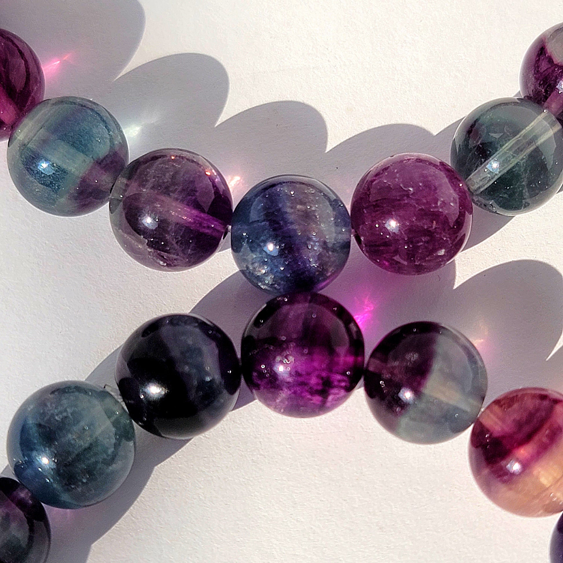 fluorite stretch bracelet