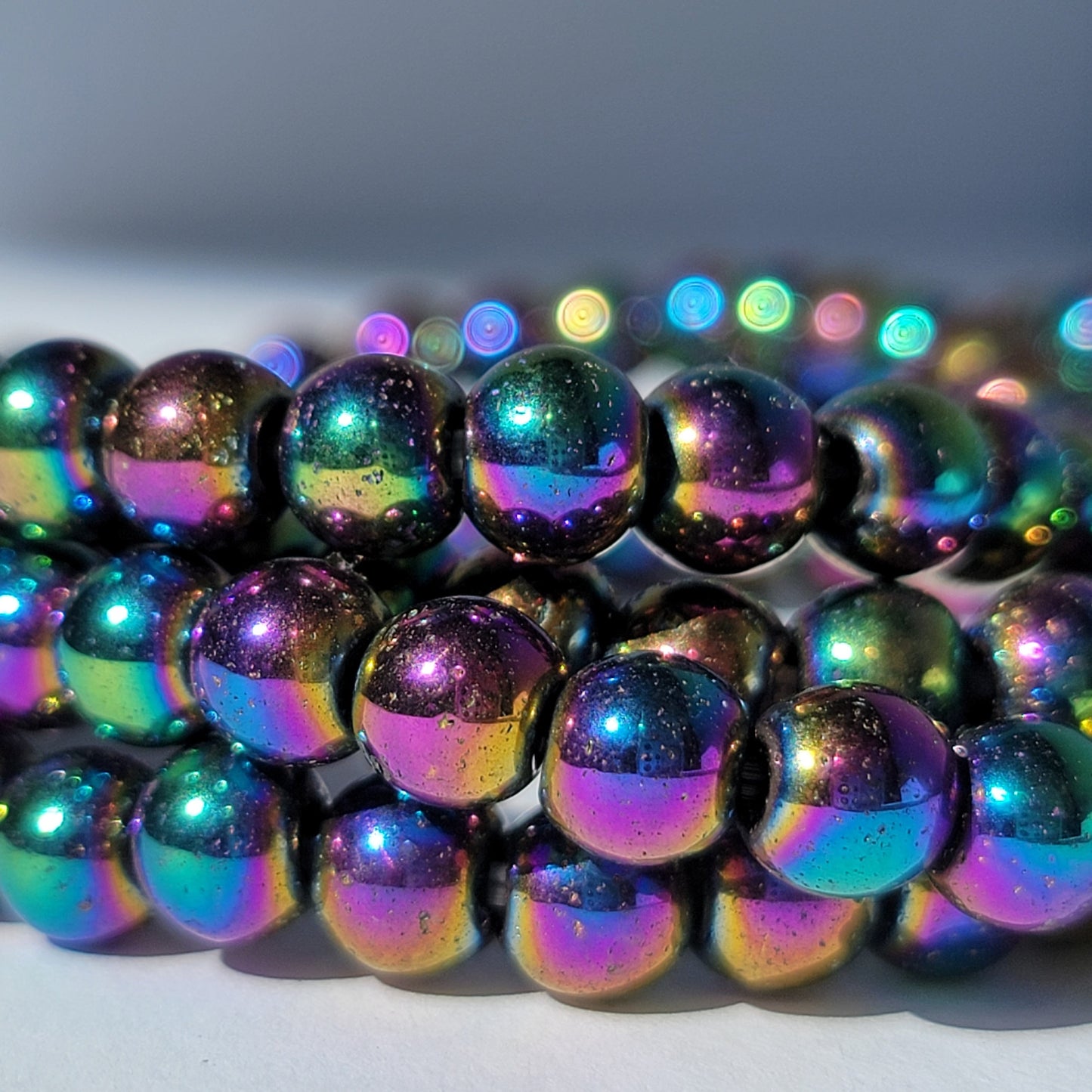 WOMENS AND MEN UNISEX aura hematite bracelet