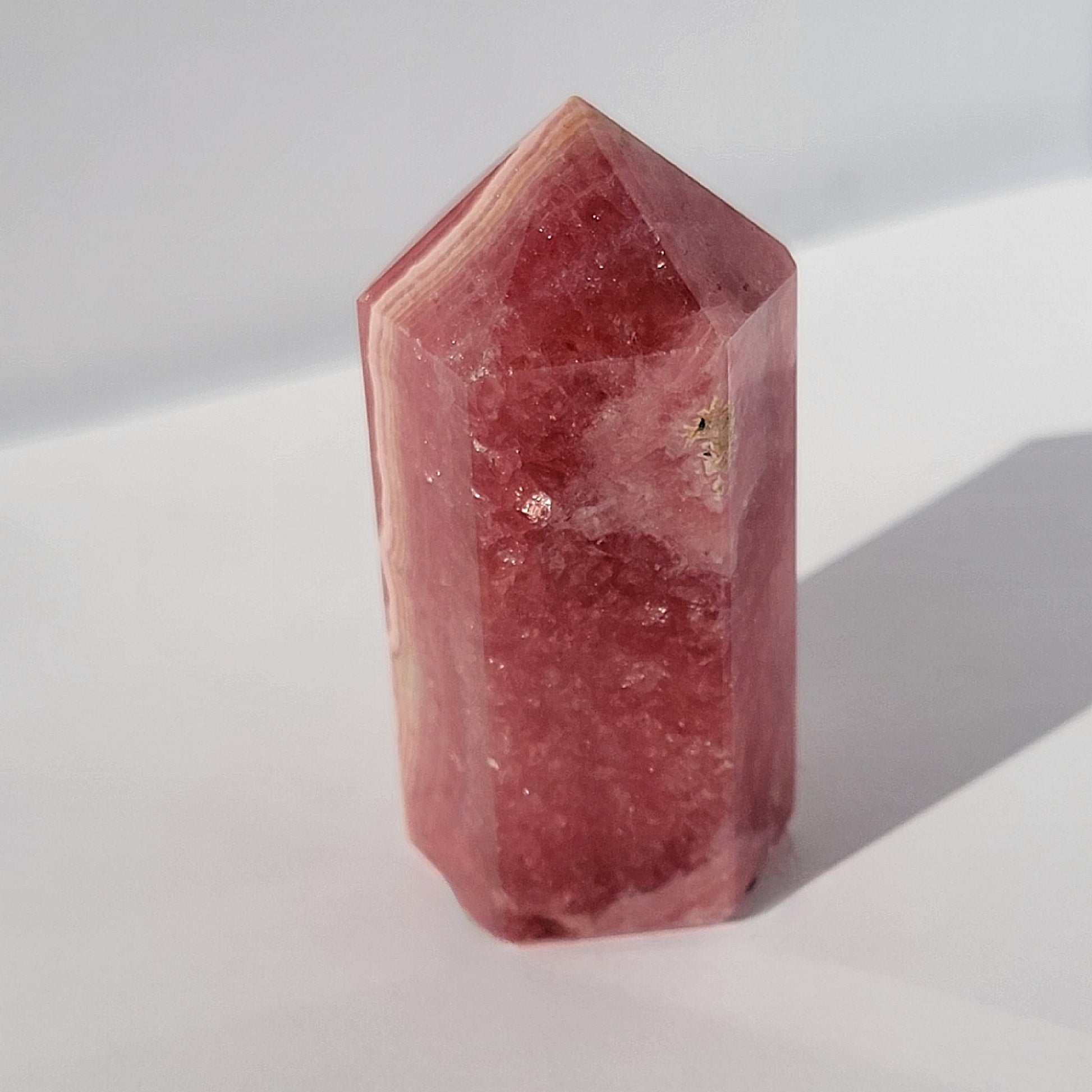 High Quality Rhodochrosite Tower