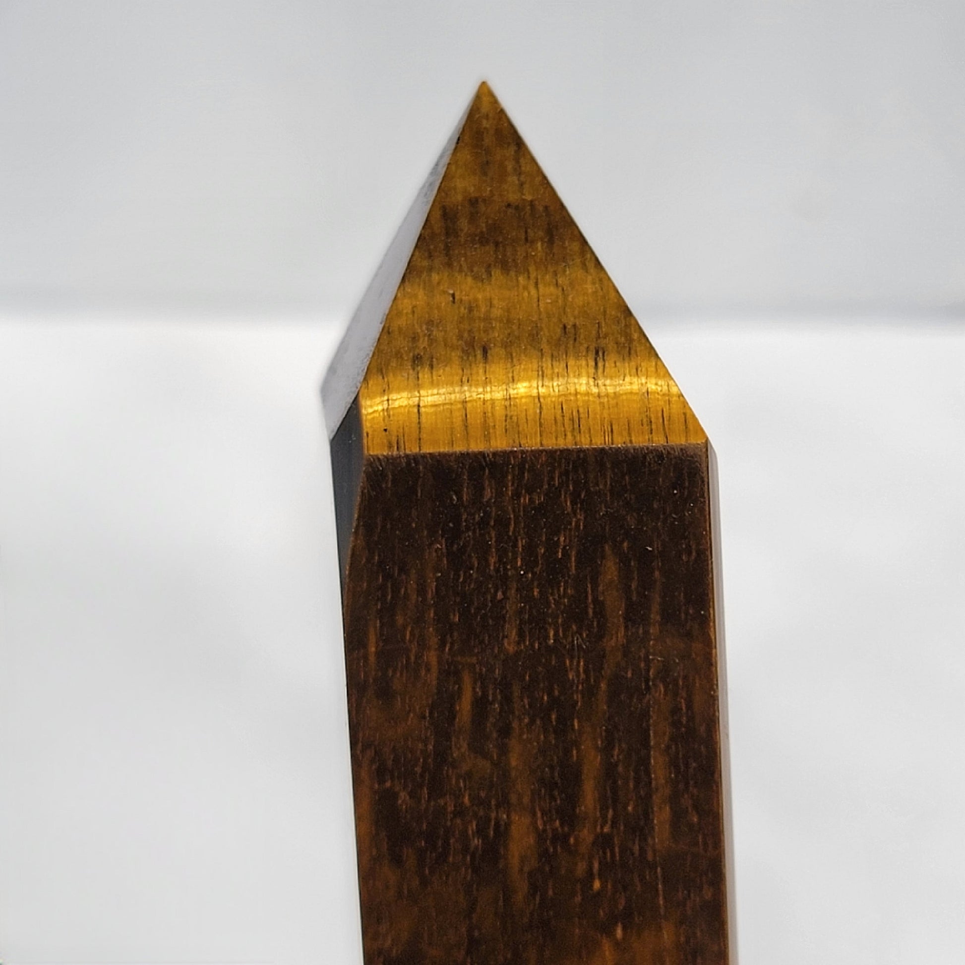 Golden Yellow Tiger Eye Crystal Tower