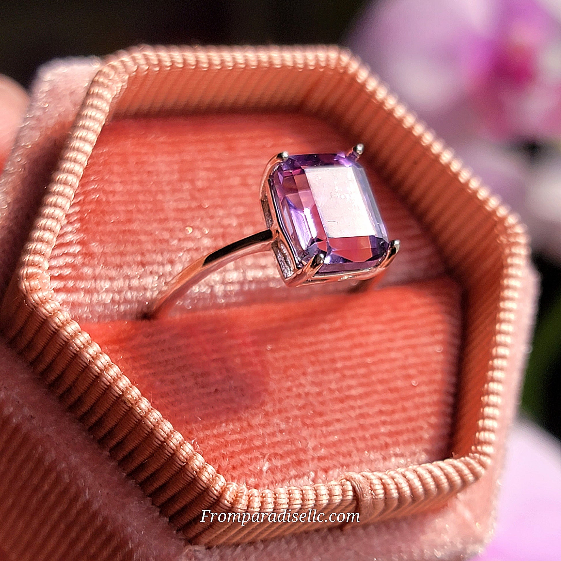 Amethyst sterling silver Ring