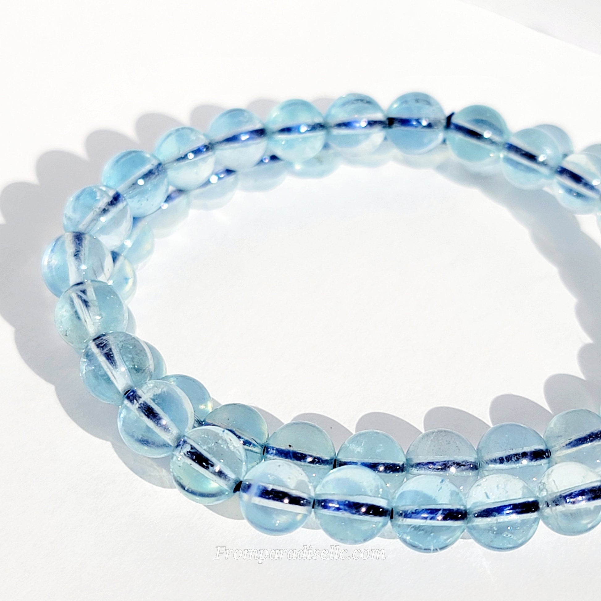 Aquamarine Crystal Bracelet