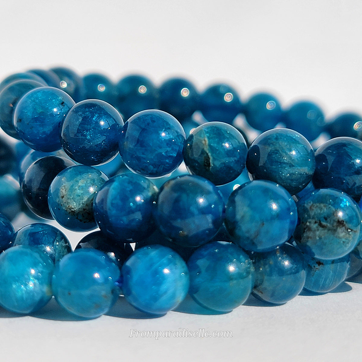 Blue Apatite Crystal Bracelet