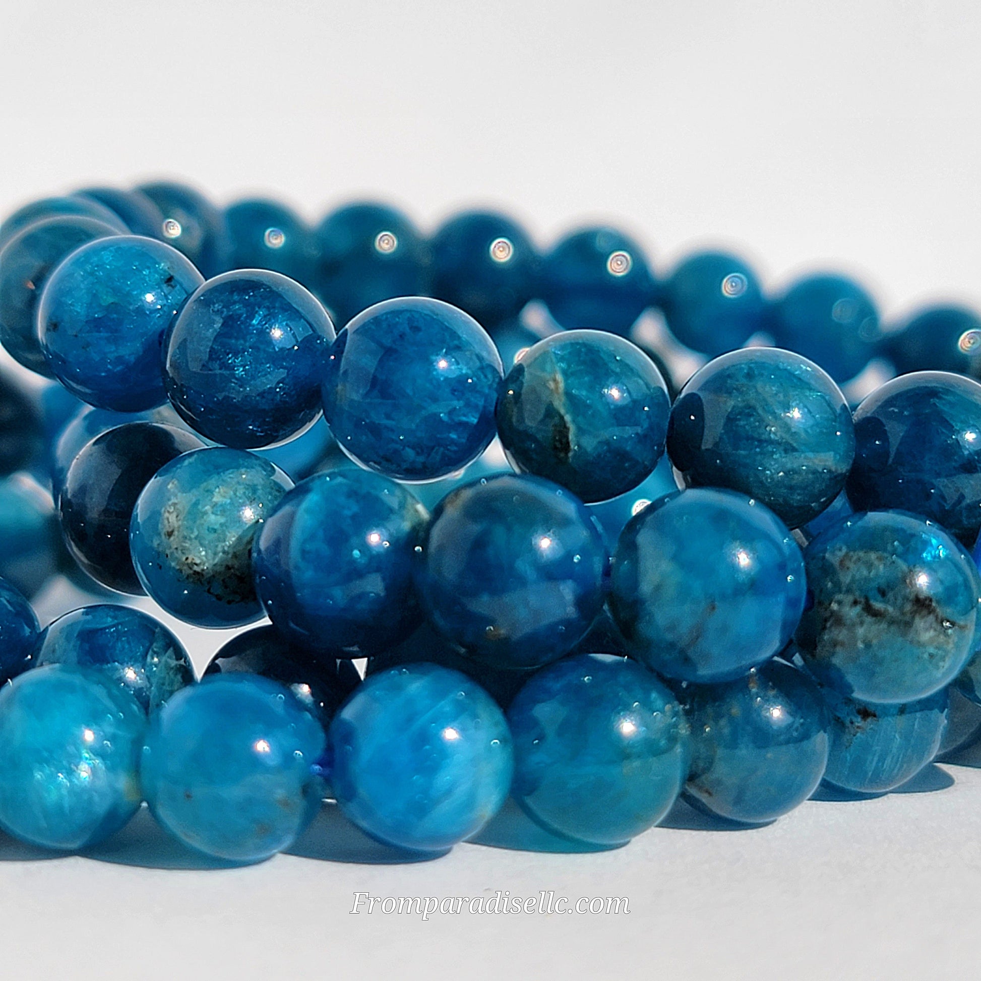 Blue Apatite Crystal Bracelet