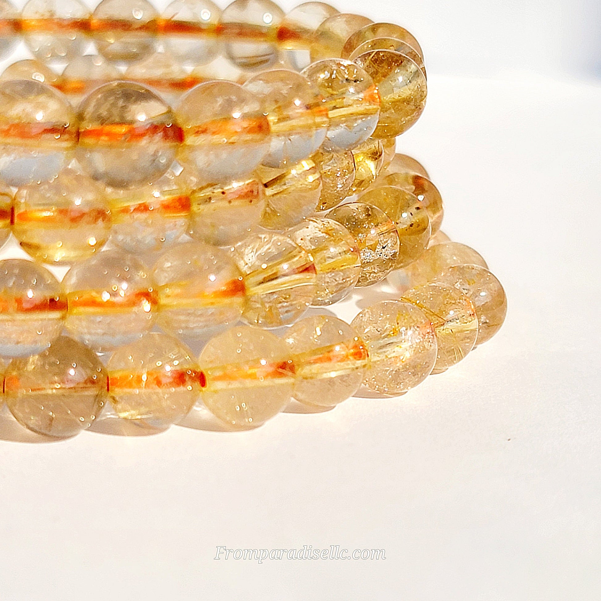 Golden Rutile Crystal Bracelet