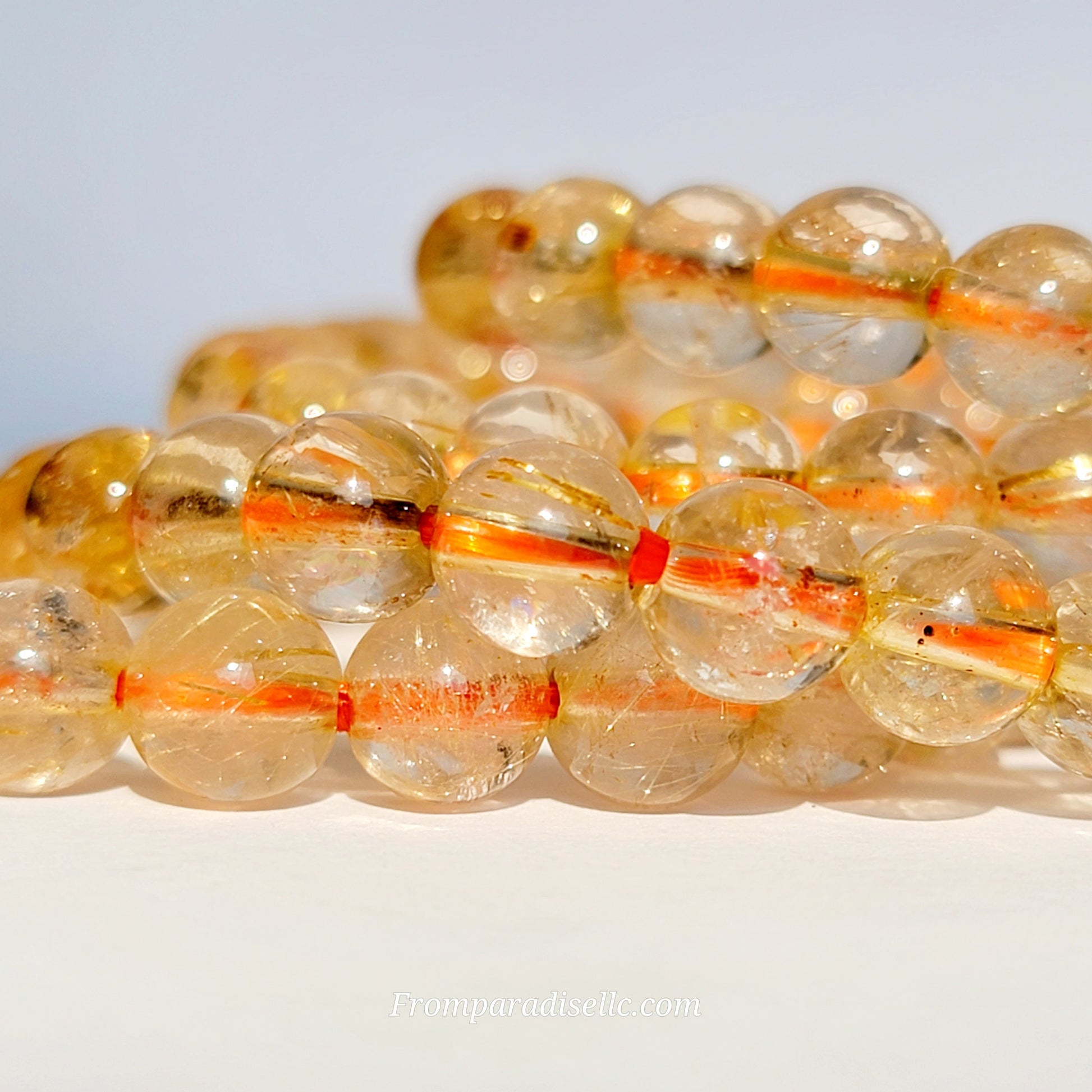 Golden Rutile Men Bracelet