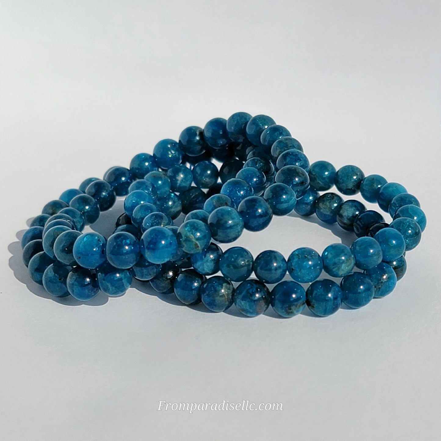 Blue Apatite 8mm Bracelet