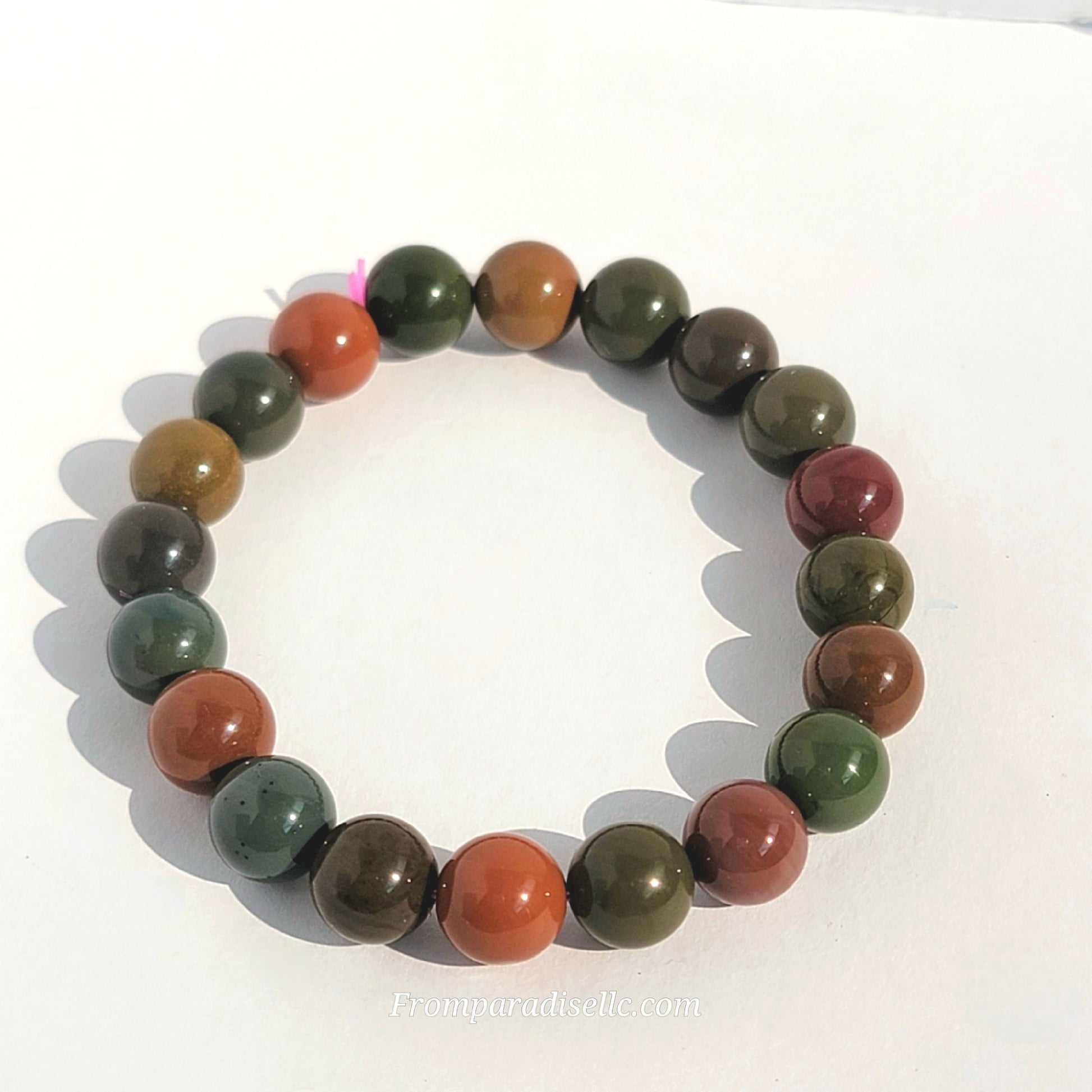 Alashan Agate Bracelet Alxa Agate Gemstone Crystal Bracelet Womens Men Alashan Agate Jewelry