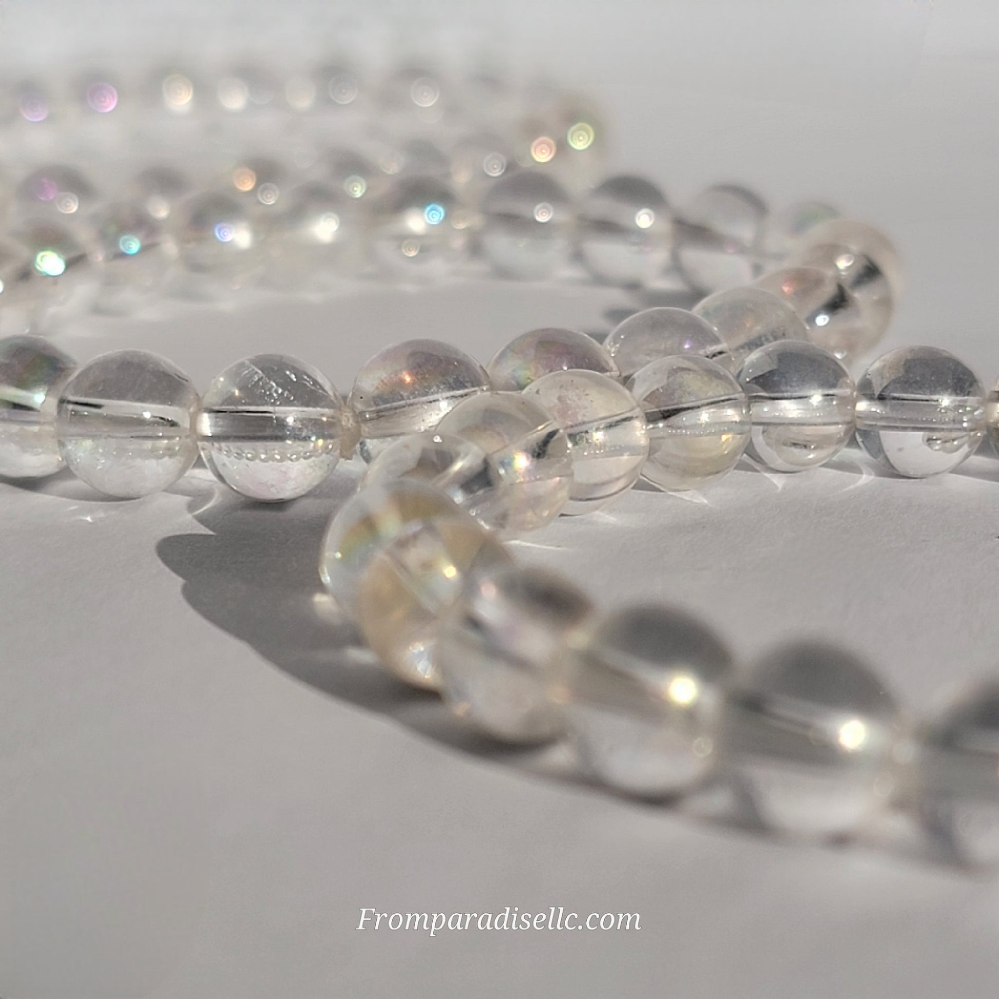 womens clear quartz bracelet