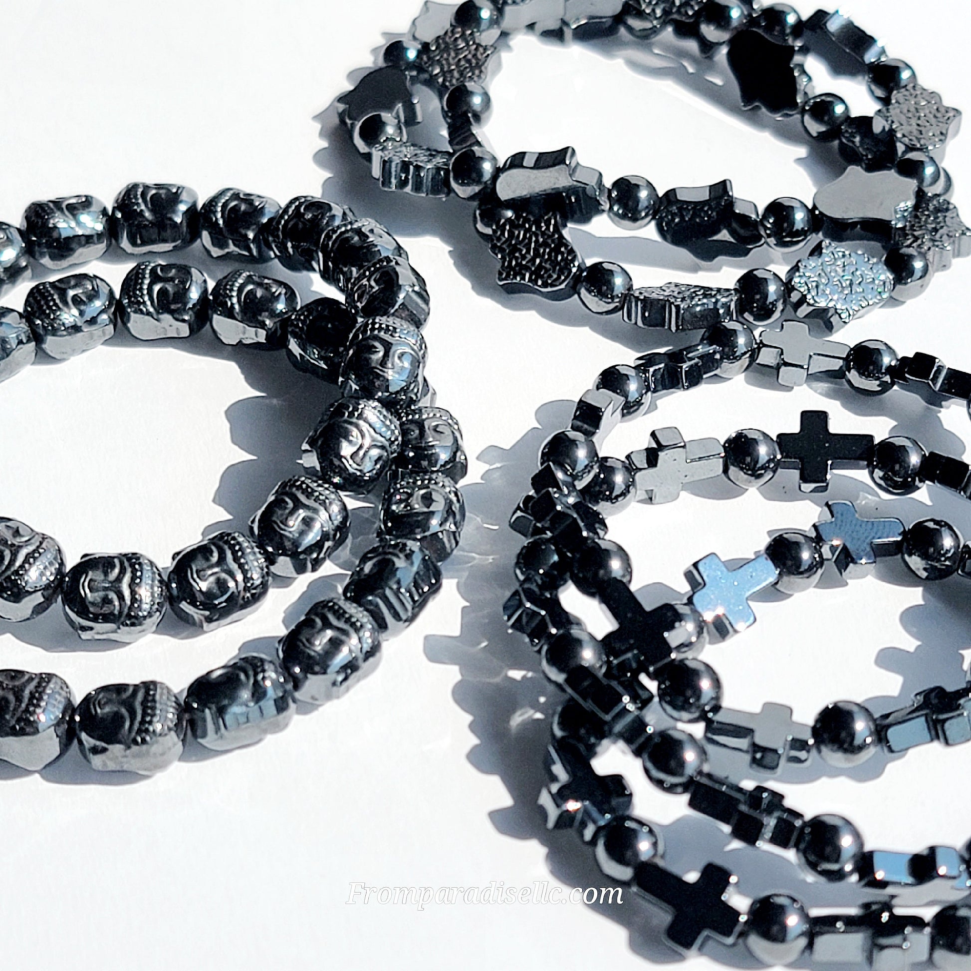 hematite design bracelet
