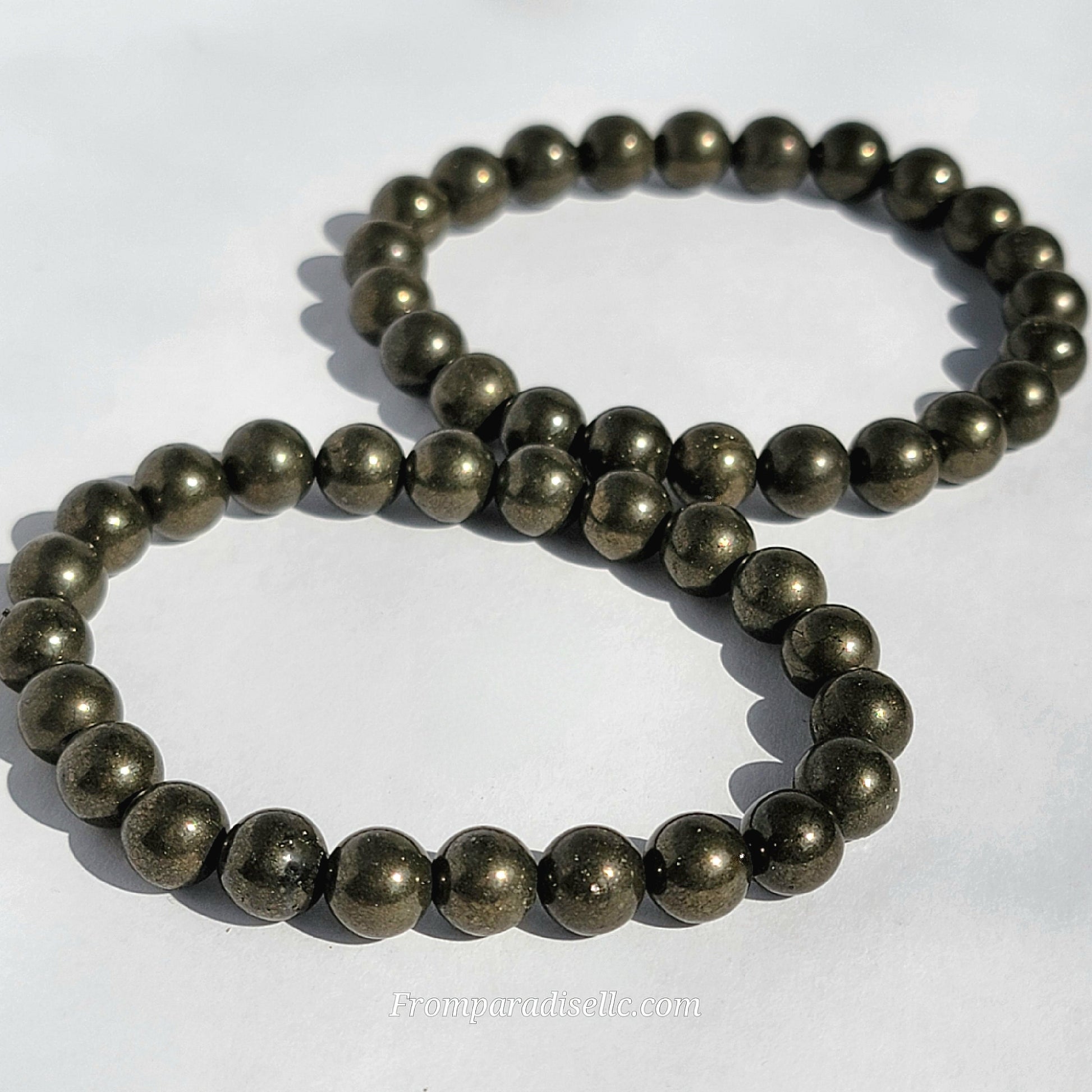 Pyrite Mineral Crystal Bracelet