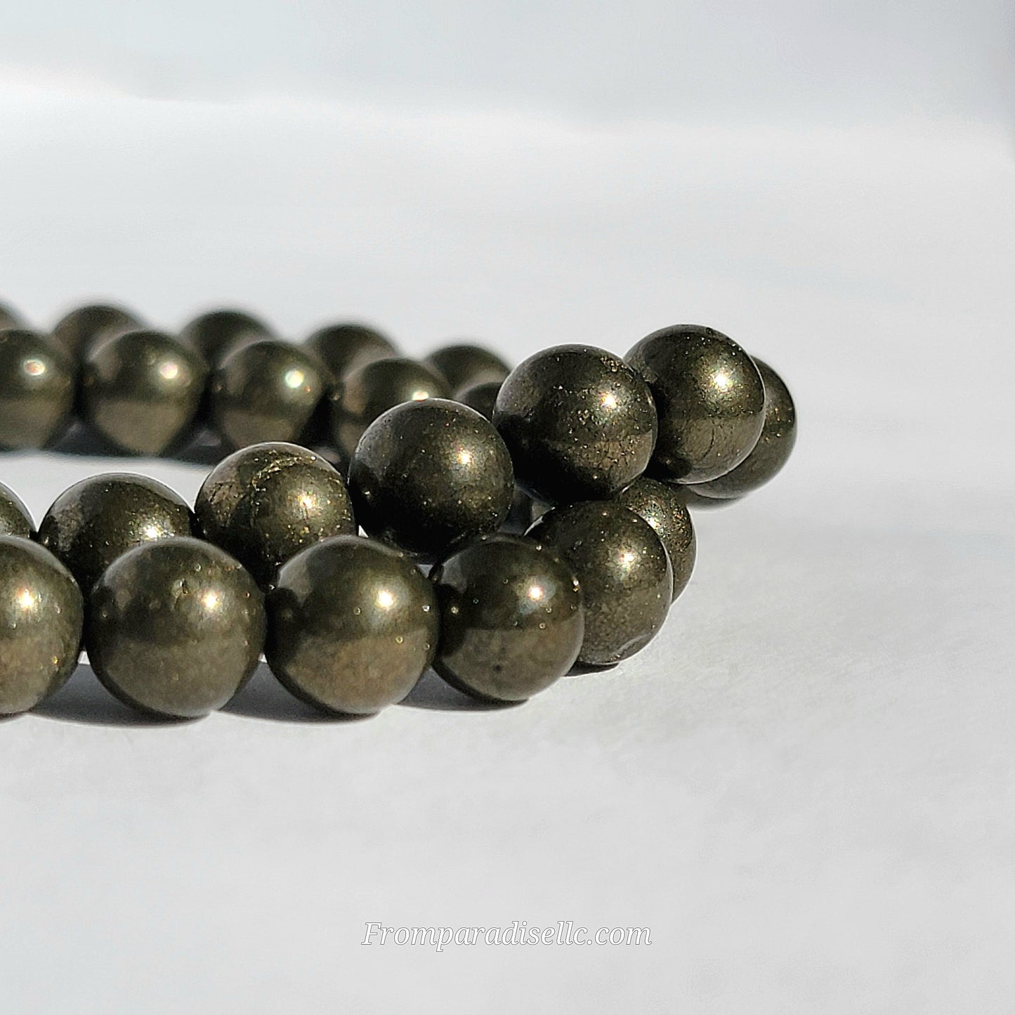 Pyrite Crystal Stretch Bracelet