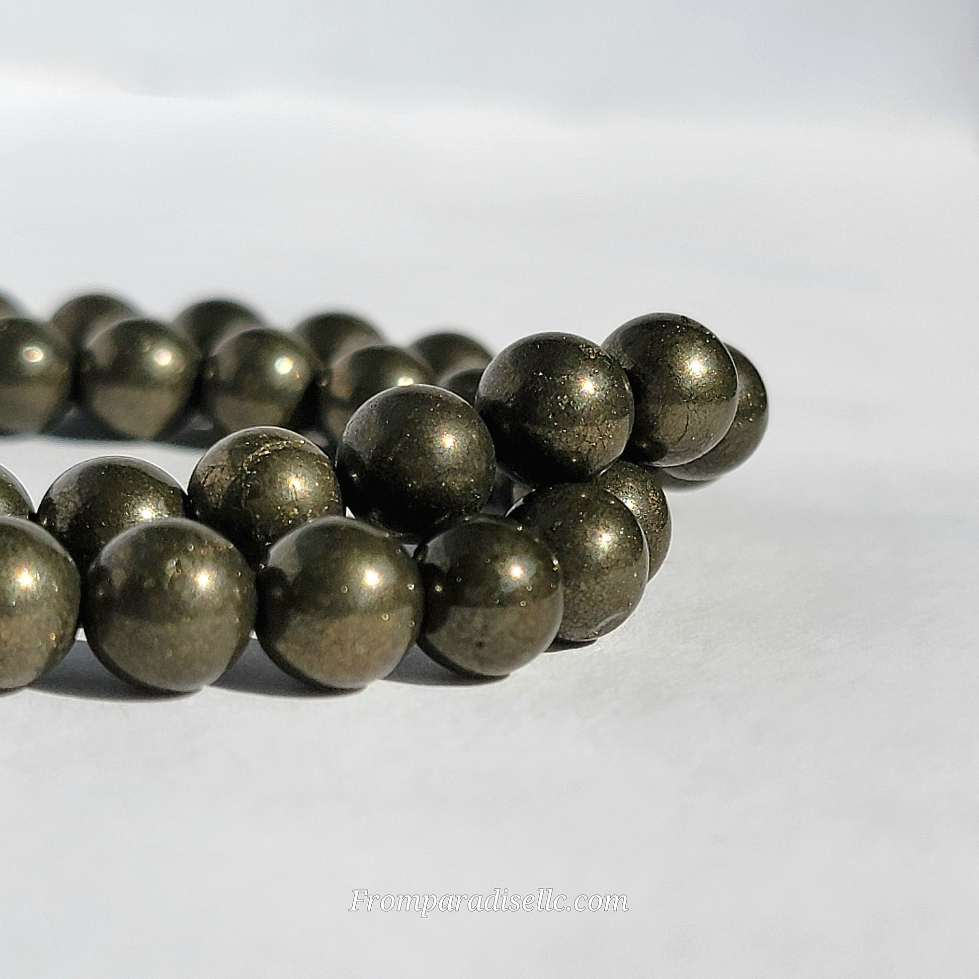 Pyrite Crystal Stretch Bracelet