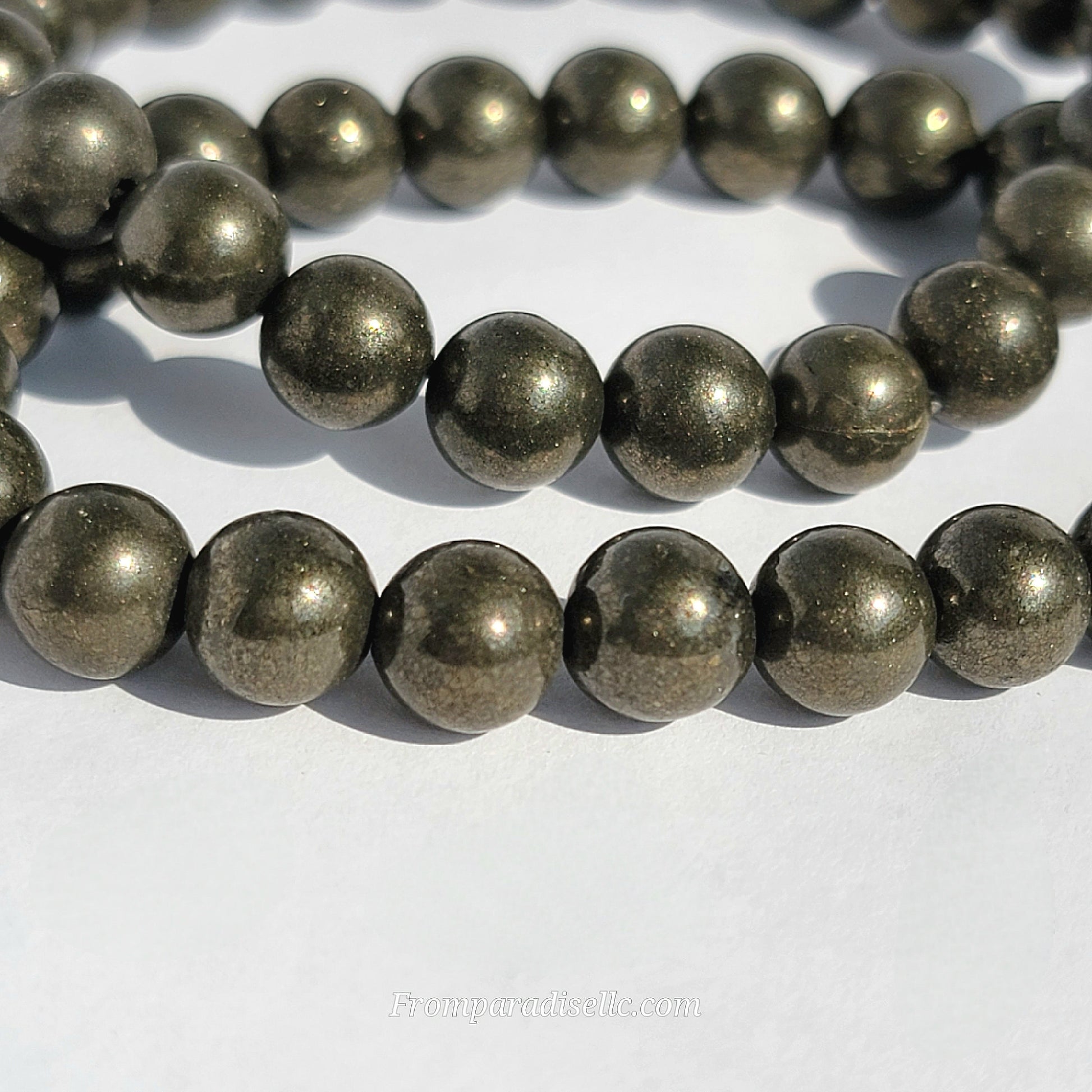 Pyrite Crystal Womens Bracelet
