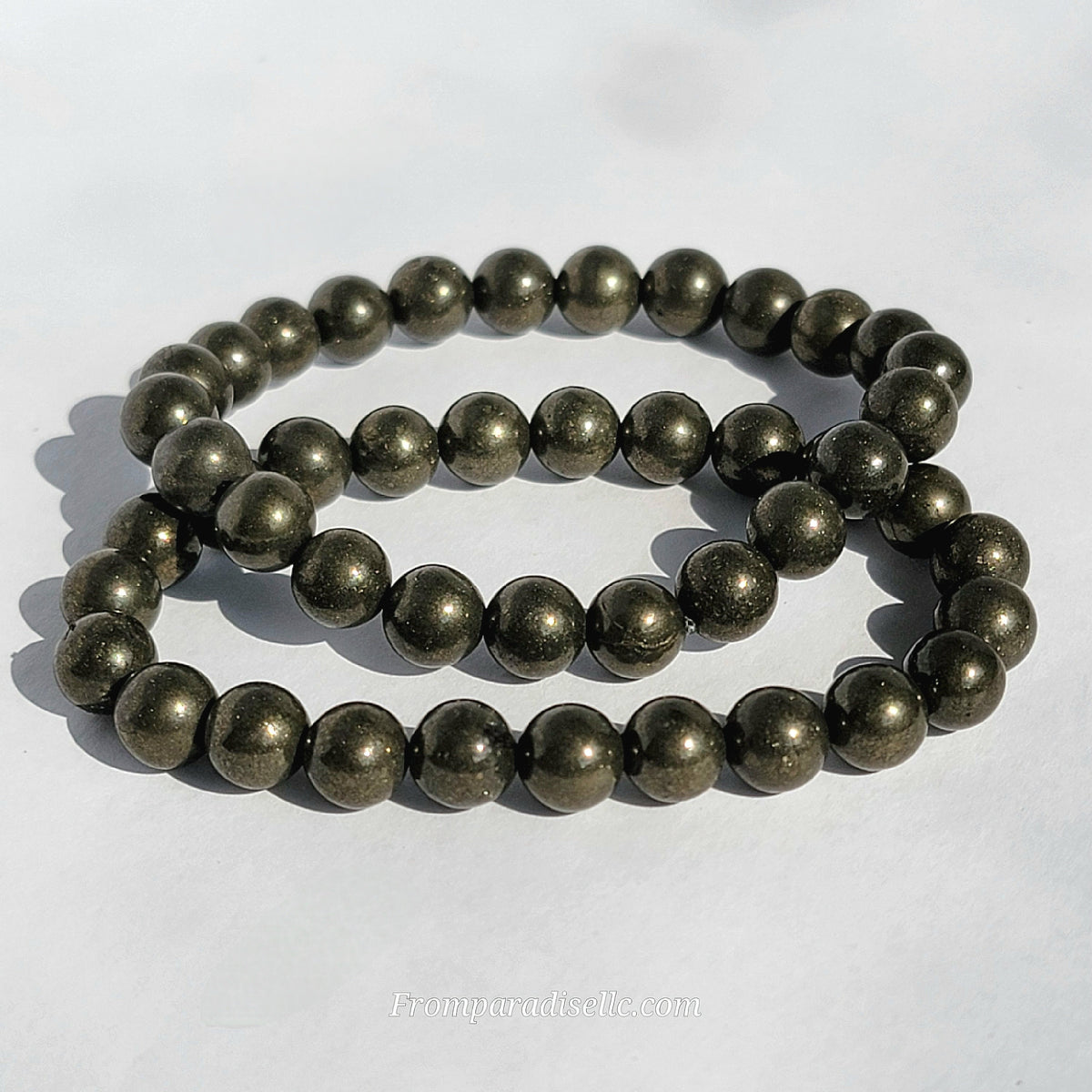 Pyrite Crystal Gemstone Bracelet