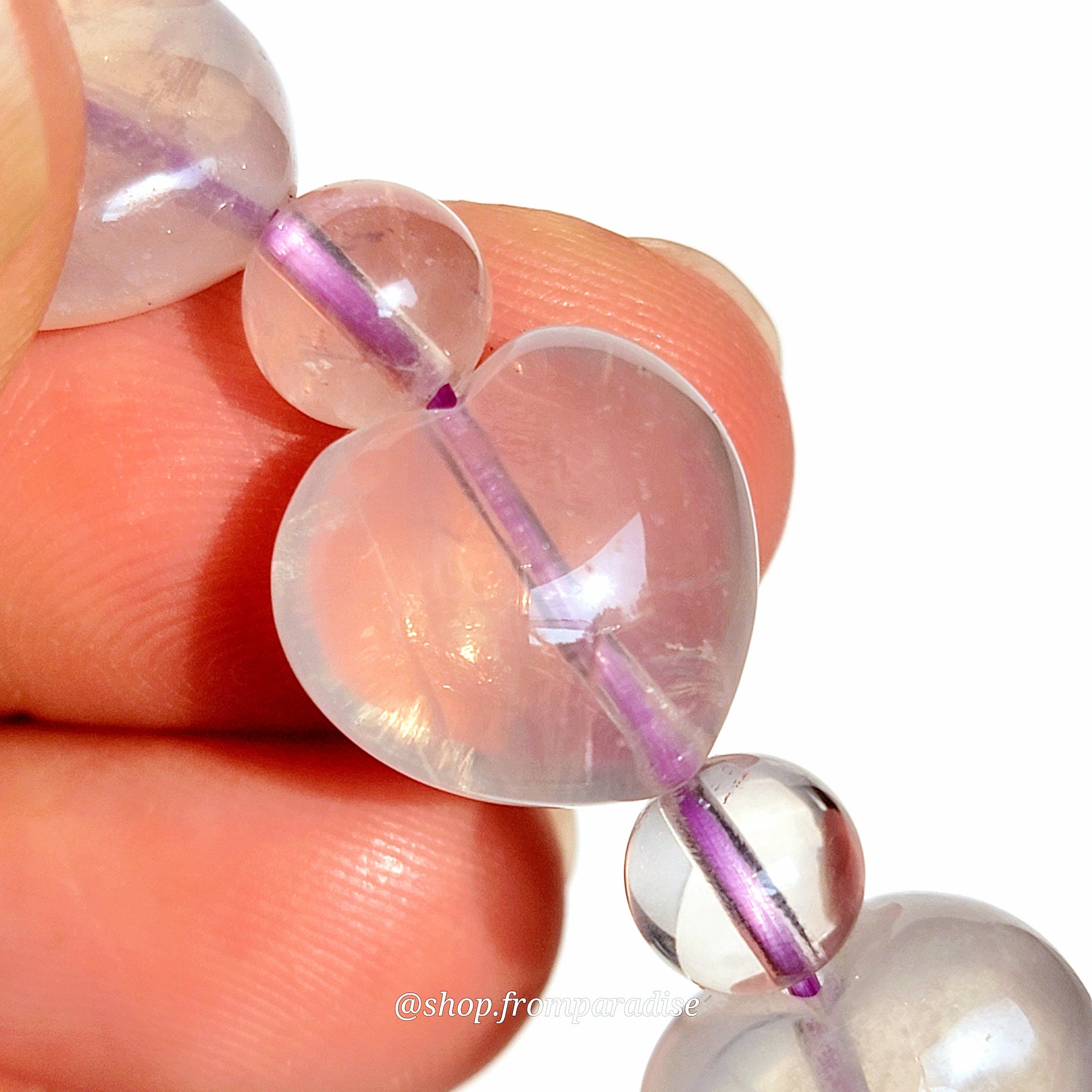 Natural Lavender Moon Quartz Gemstone Bracelet Light Purple Lavender Moon Crystal Bracelet Women Bracelet Crystal Lavender Moon Jewelry