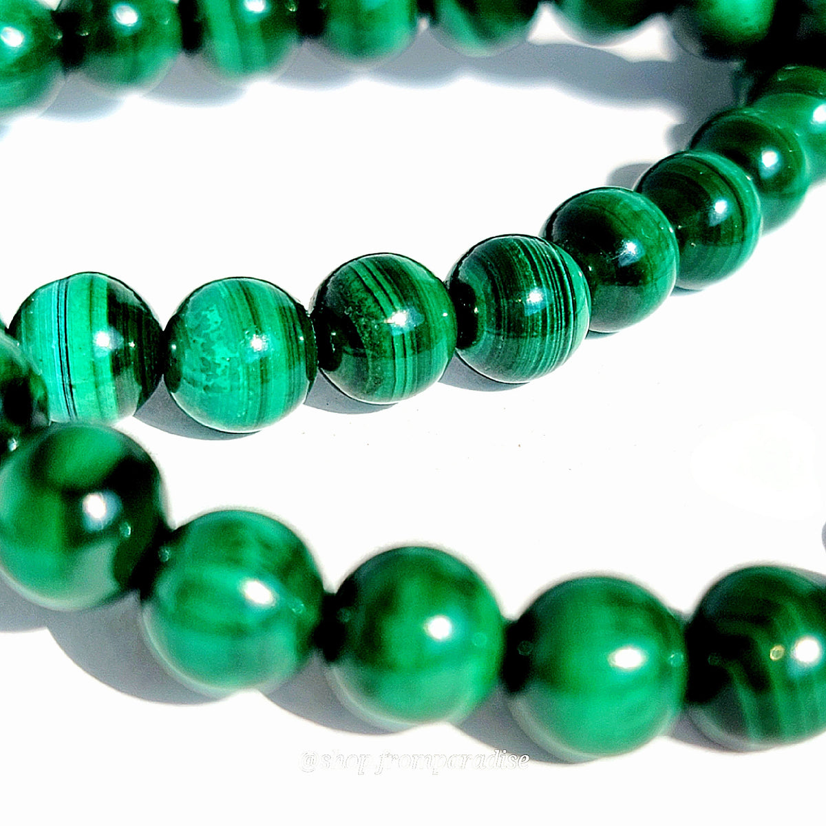 malachite crystal bracelet