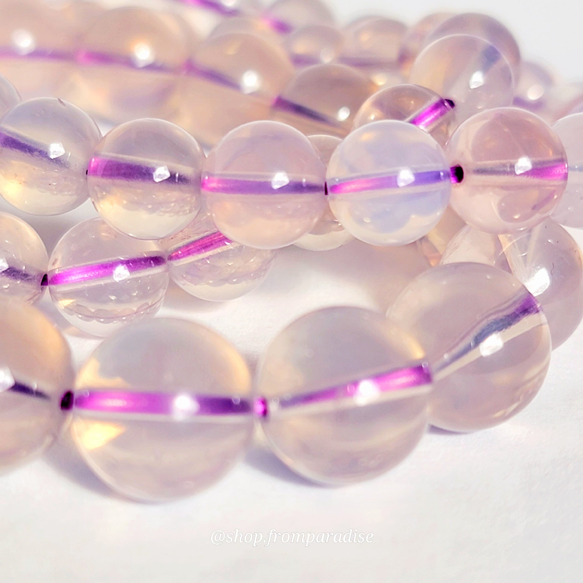Rare Lavender Moon Quartz Bracelet
