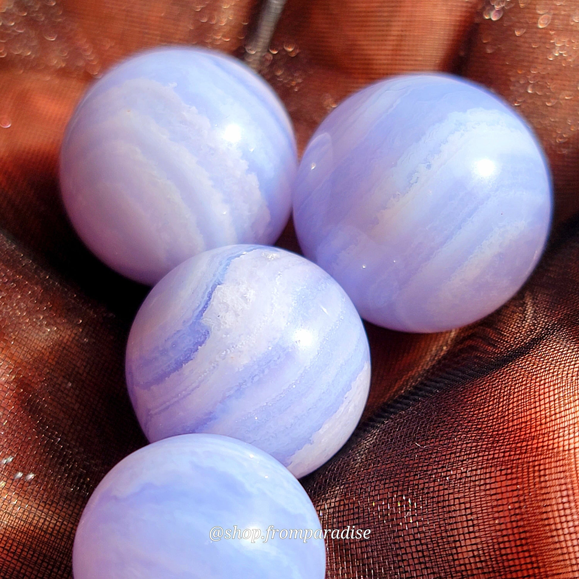 Mini Blue Lace Agate Sphere
