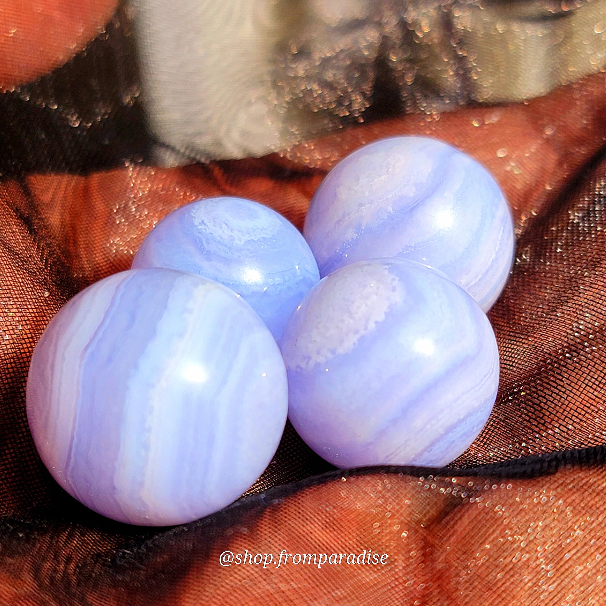 Mini Blue Lace Agate Sphere