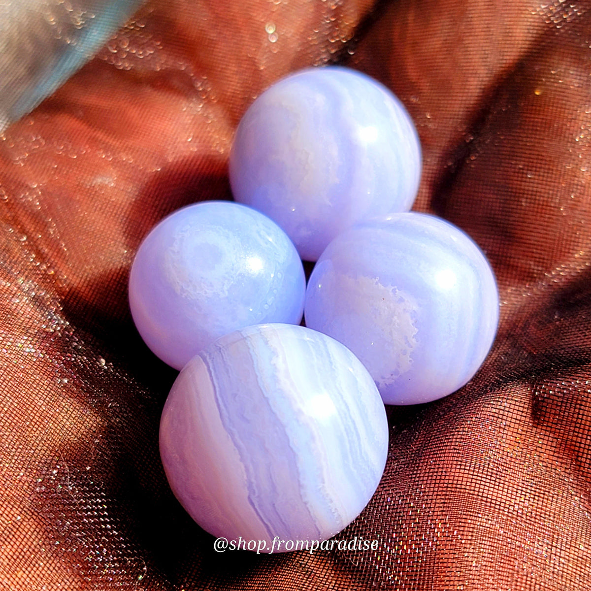 Mini Blue Lace Agate Sphere