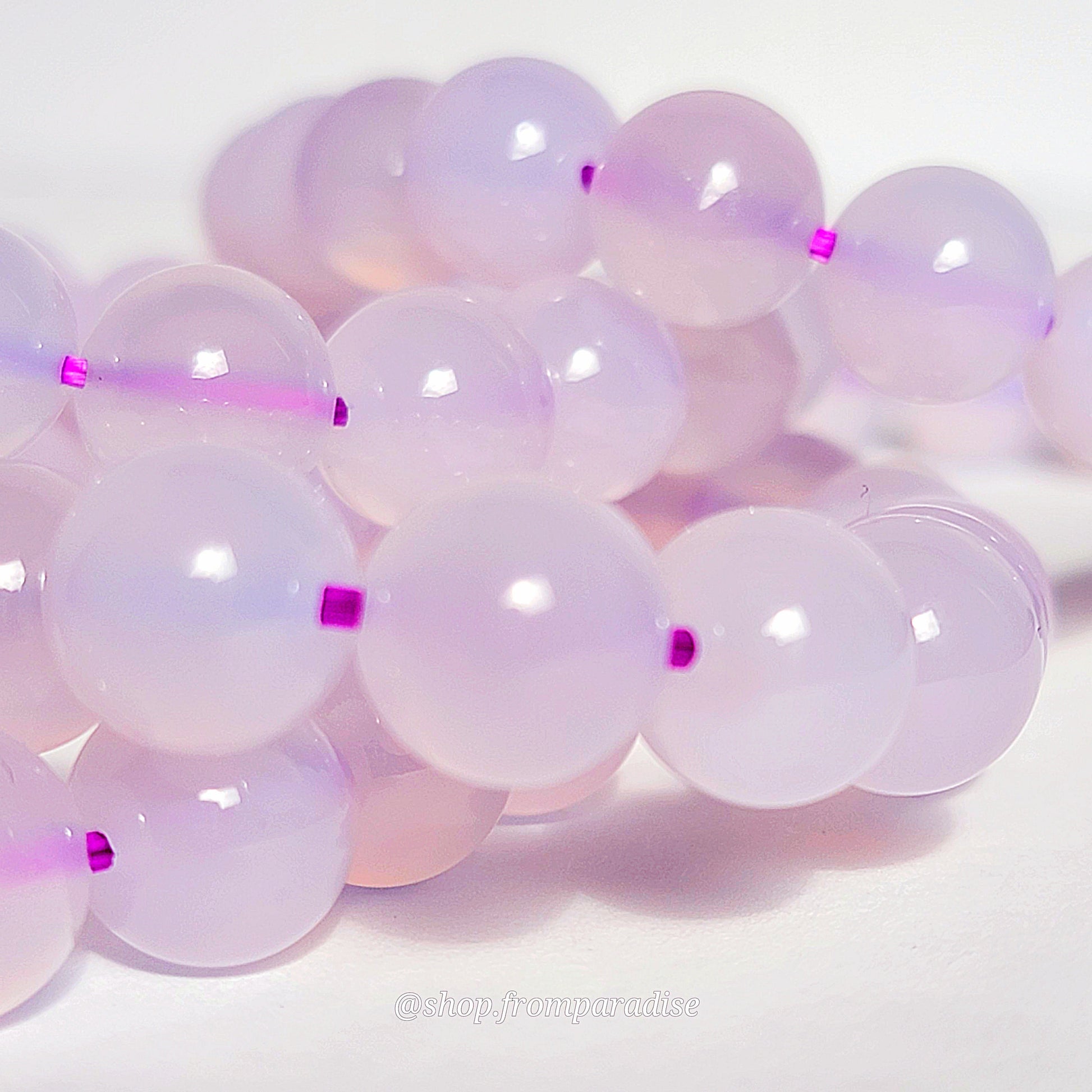 Purple Chalcedony Crystal Bracelet