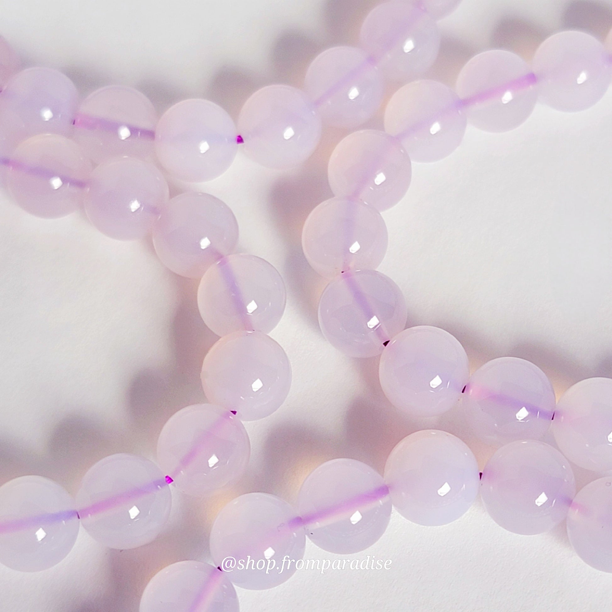 Purple Chalcedony Crystal Bracelet