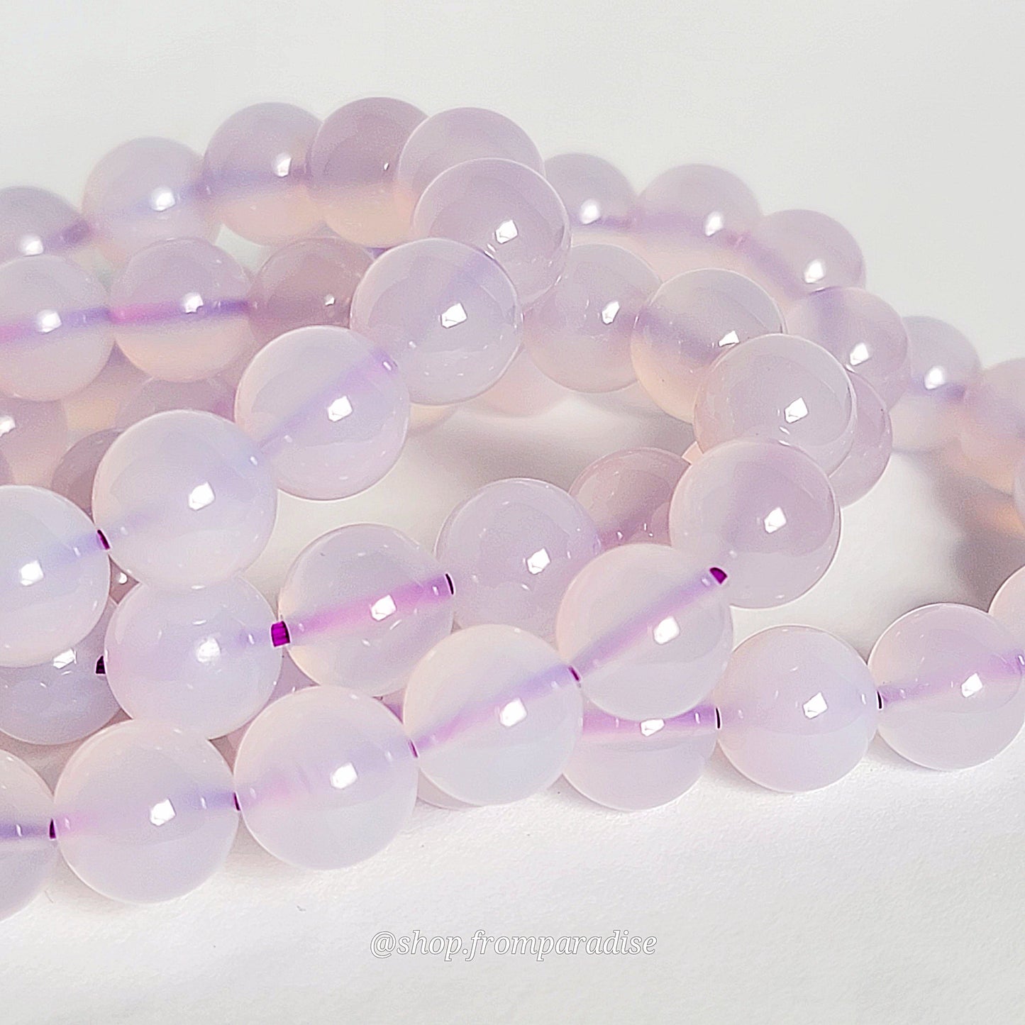 Purple Chalcedony Crystal Bracelet