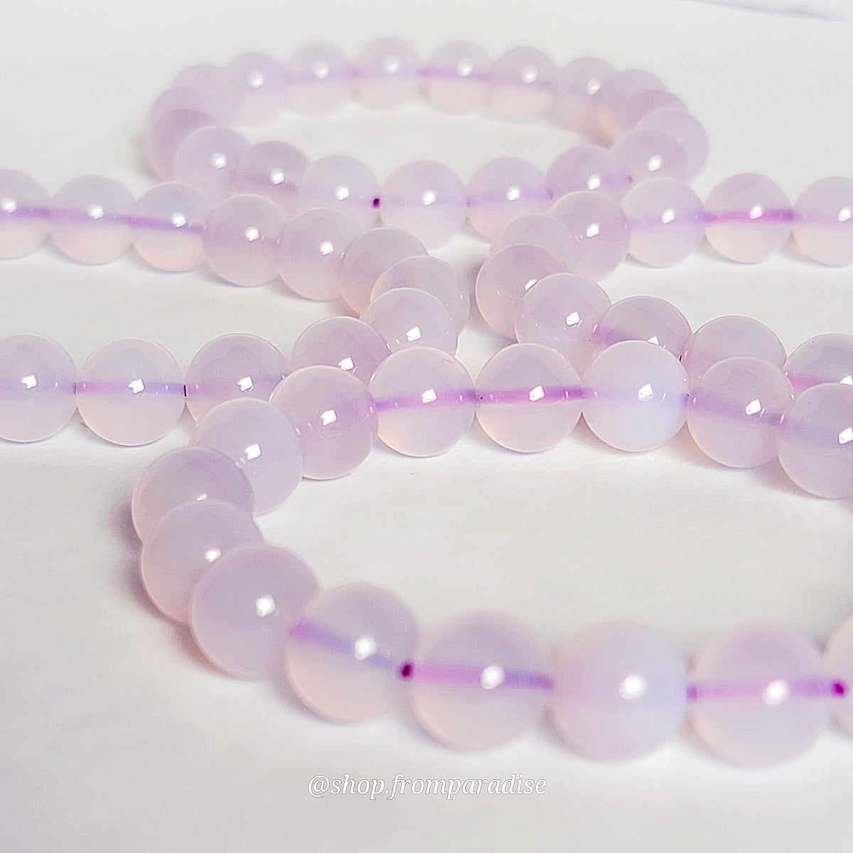 Purple Chalcedony Crystal Bracelet