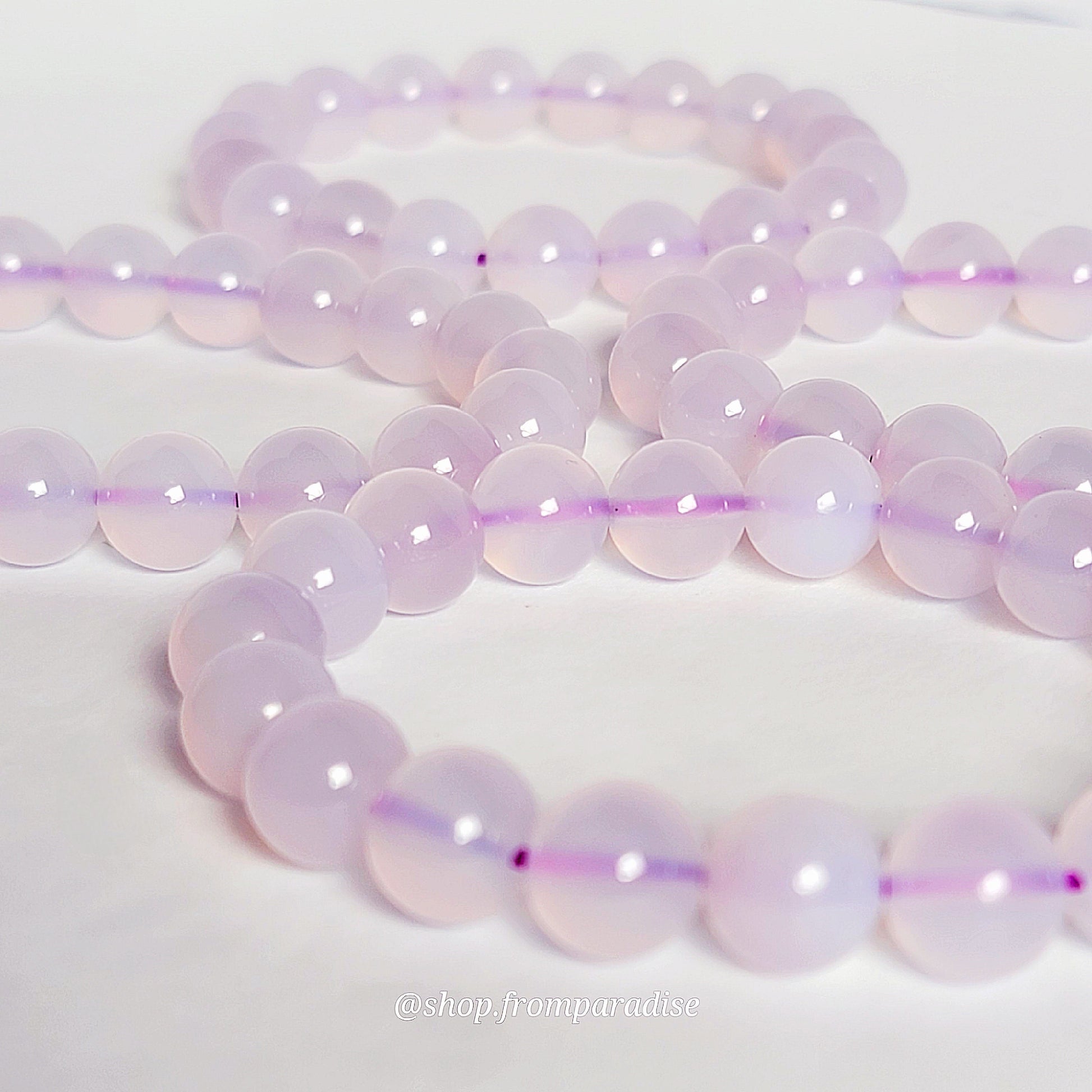 Purple Chalcedony Crystal Bracelet