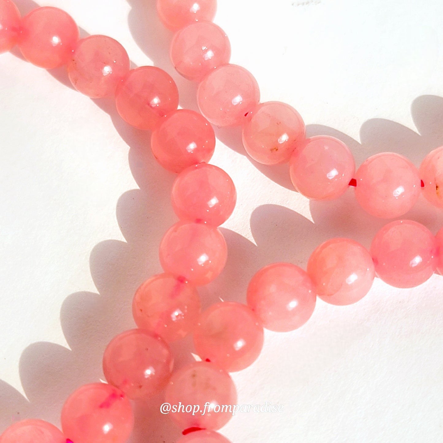 Pink Rose Quartz Crystal Bracelets Quartz