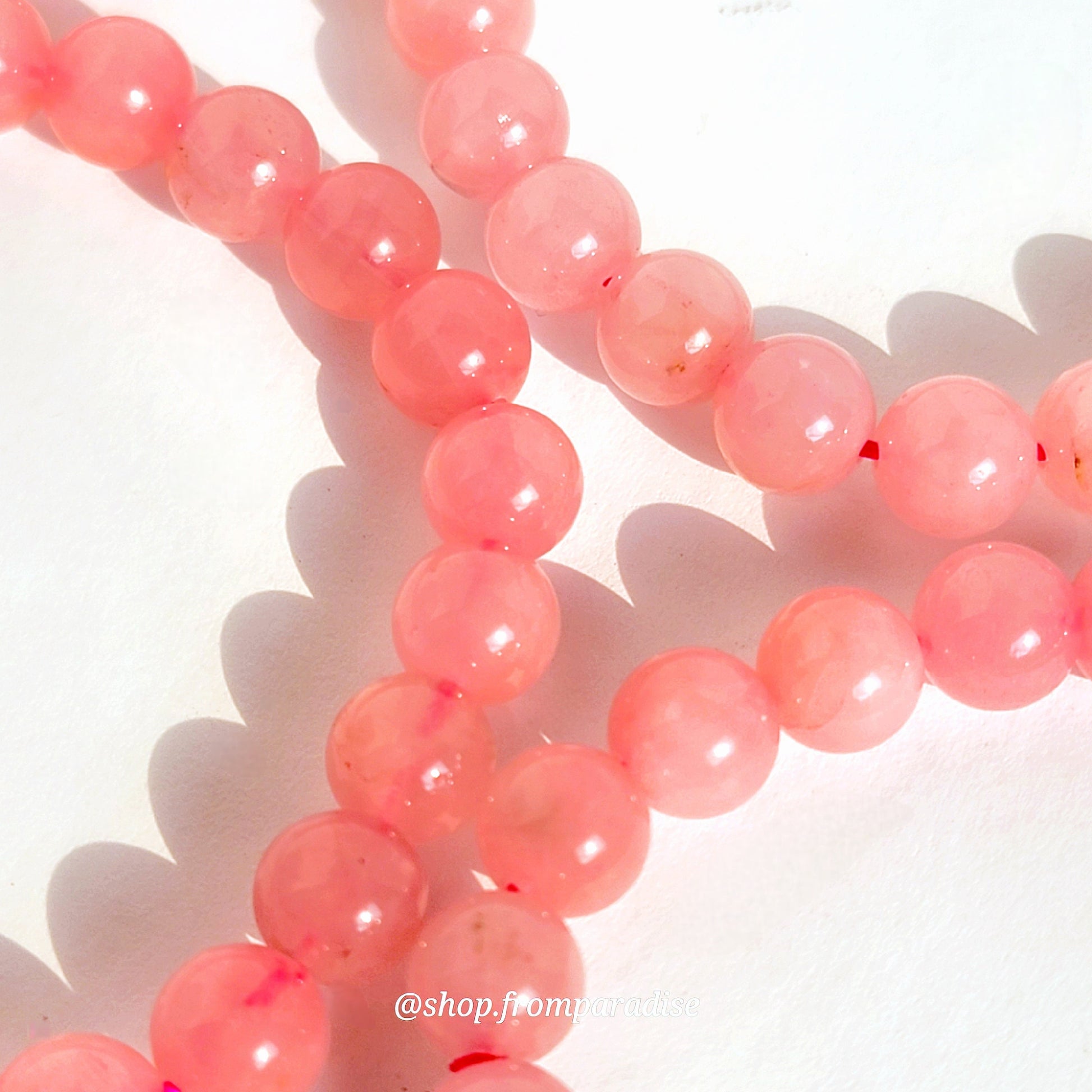 Pink Rose Quartz Crystal Bracelets Quartz