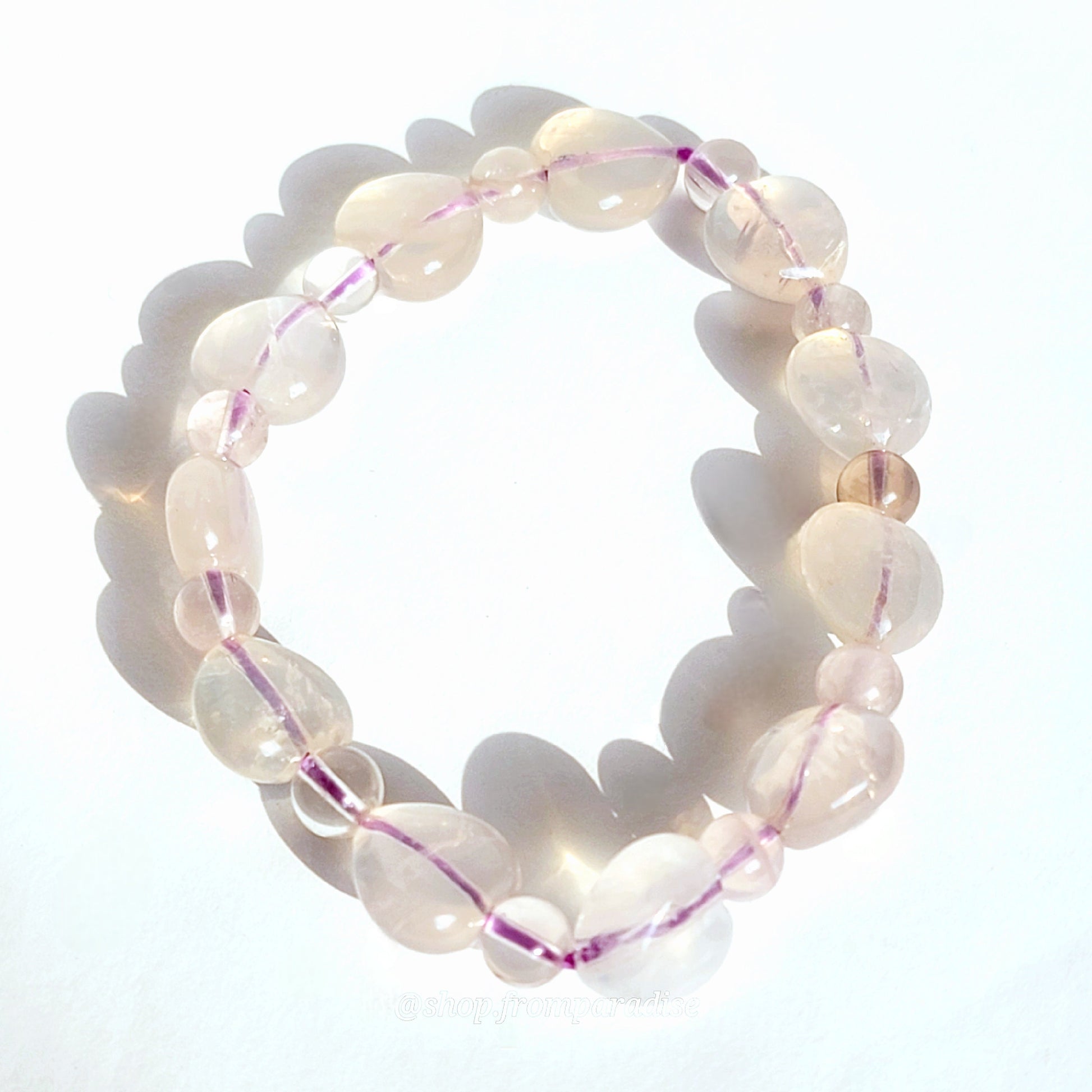 Natural Lavender Moon Quartz Gemstone Bracelet Light Purple Lavender Moon Crystal Bracelet Women Bracelet Crystal Lavender Moon Jewelry