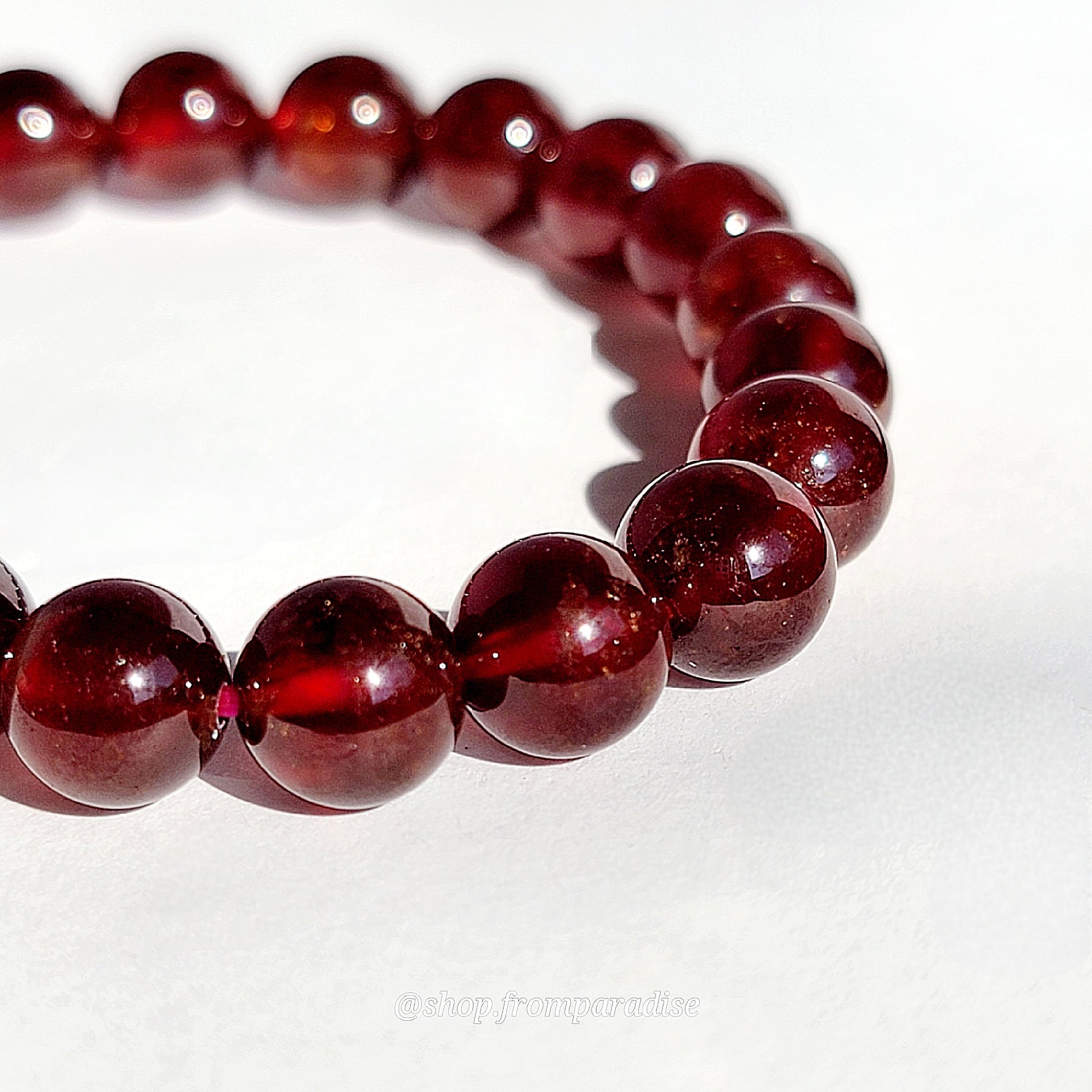 Garnet Crystal Bracelet