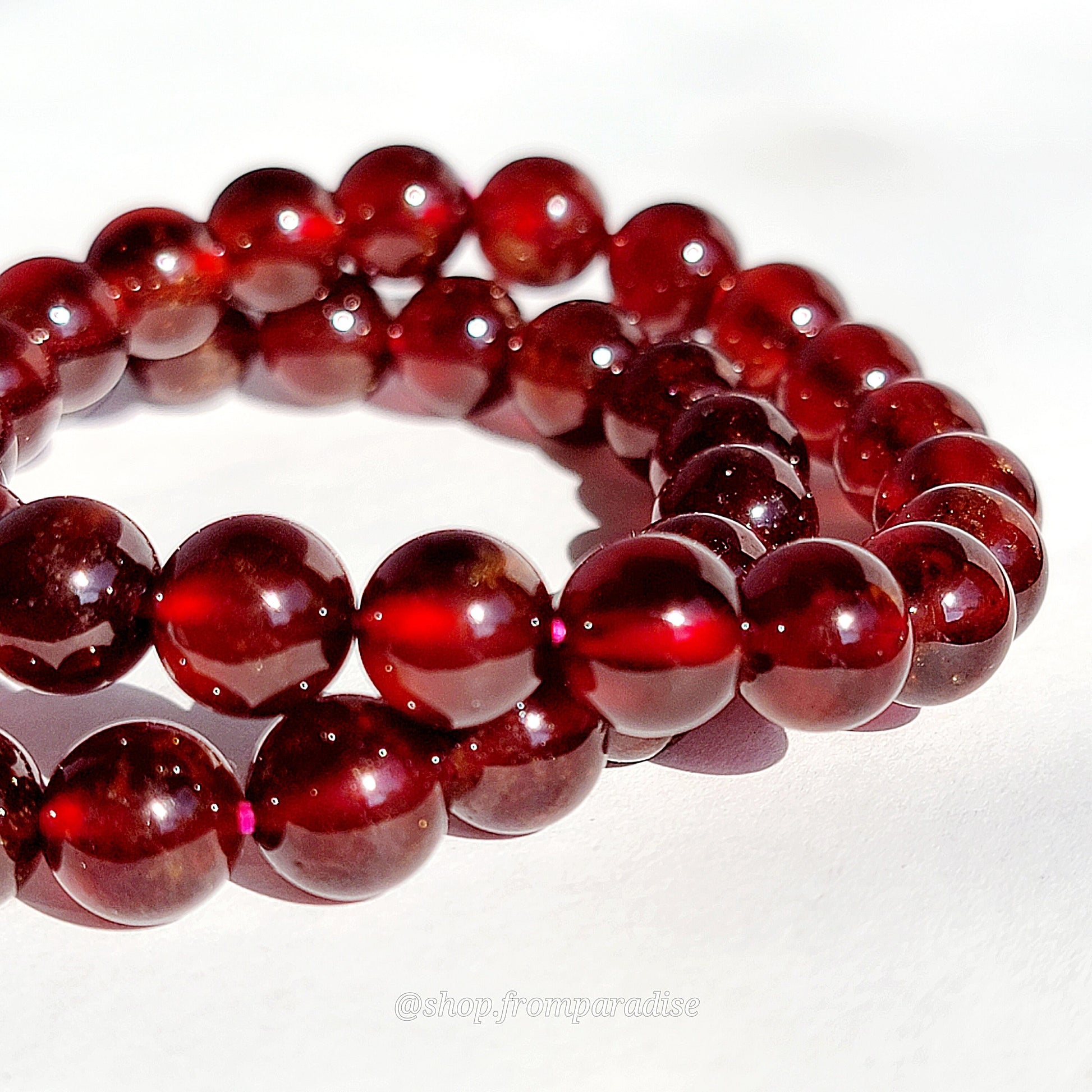 Garnet Crystal Bracelet