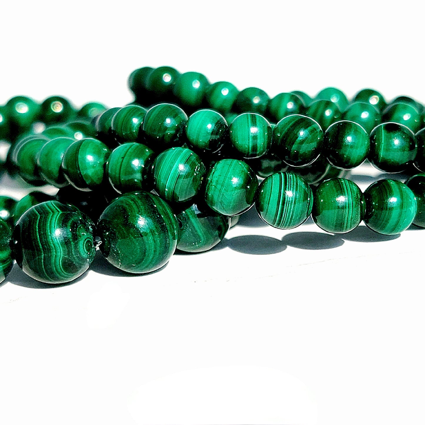 malachite crystal gemstone bracelet