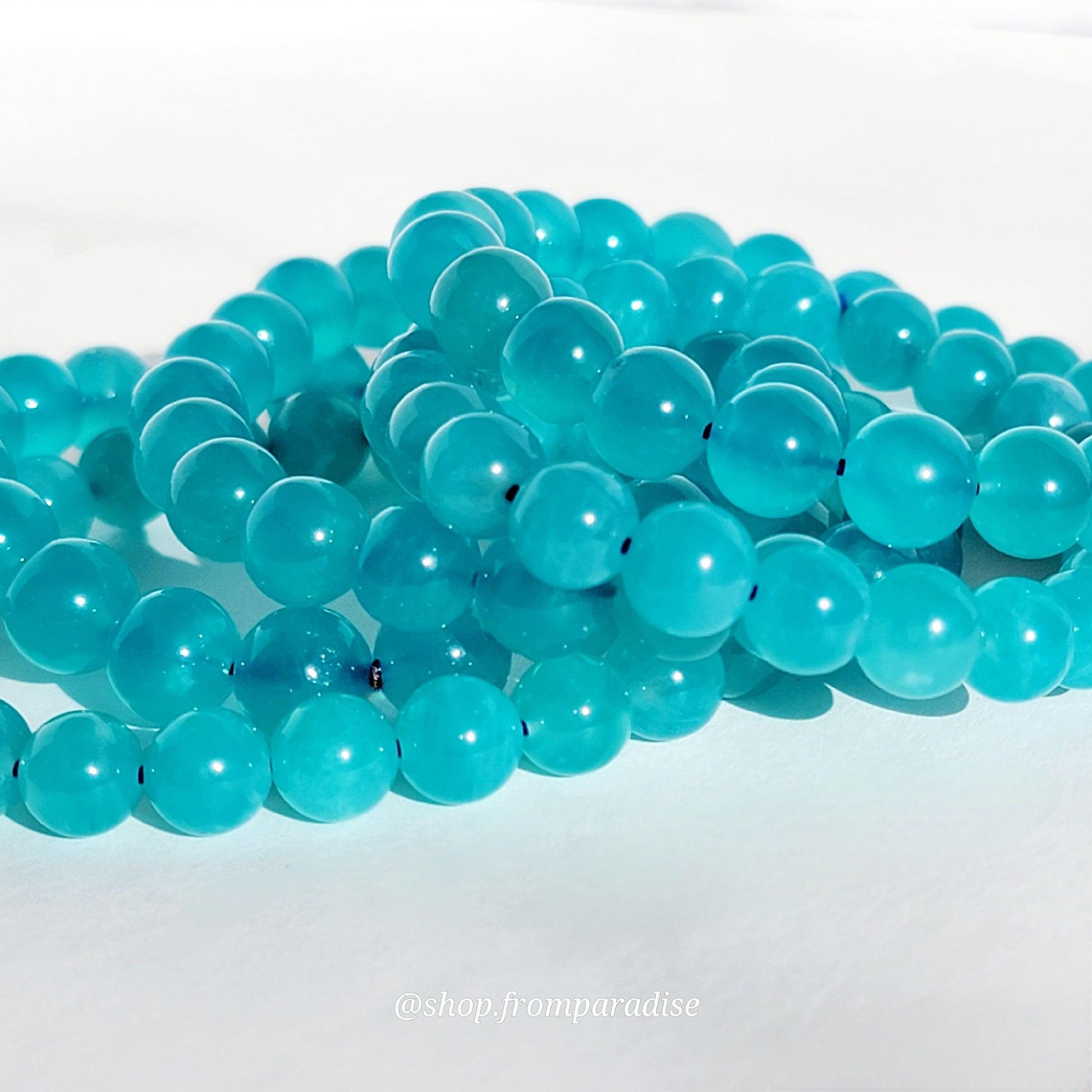 Amazonite Crystal Stretch Bracelet