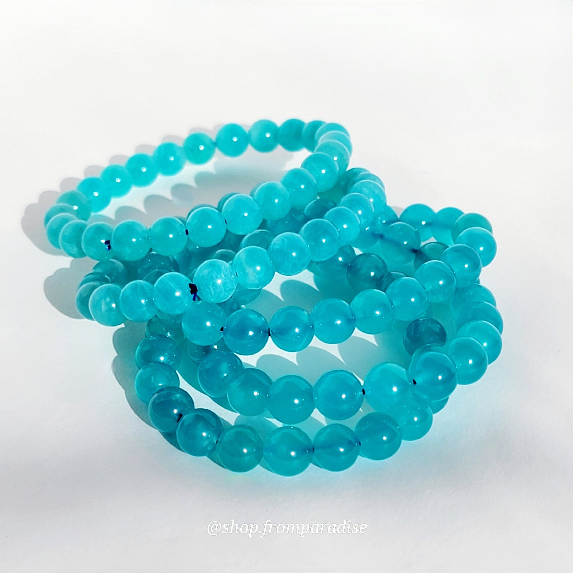 Amazonite Crystal Stretch Bracelet