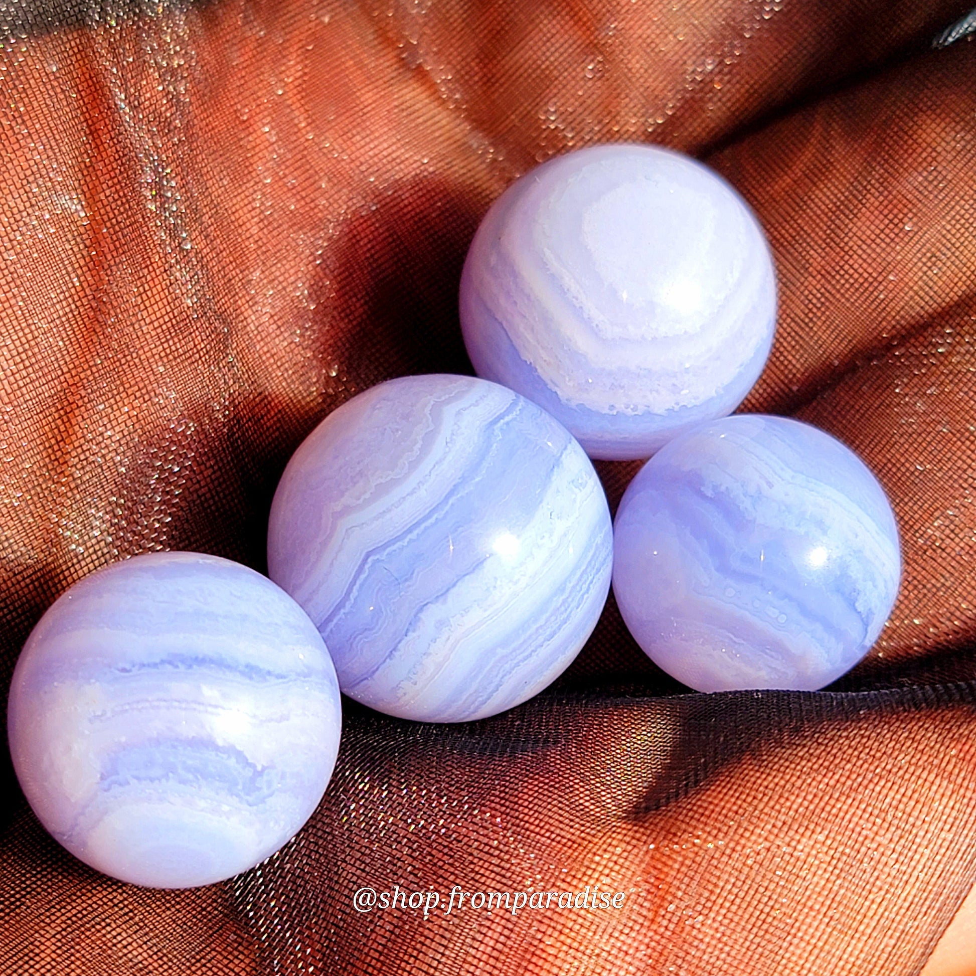 Mini Blue Lace Agate Sphere