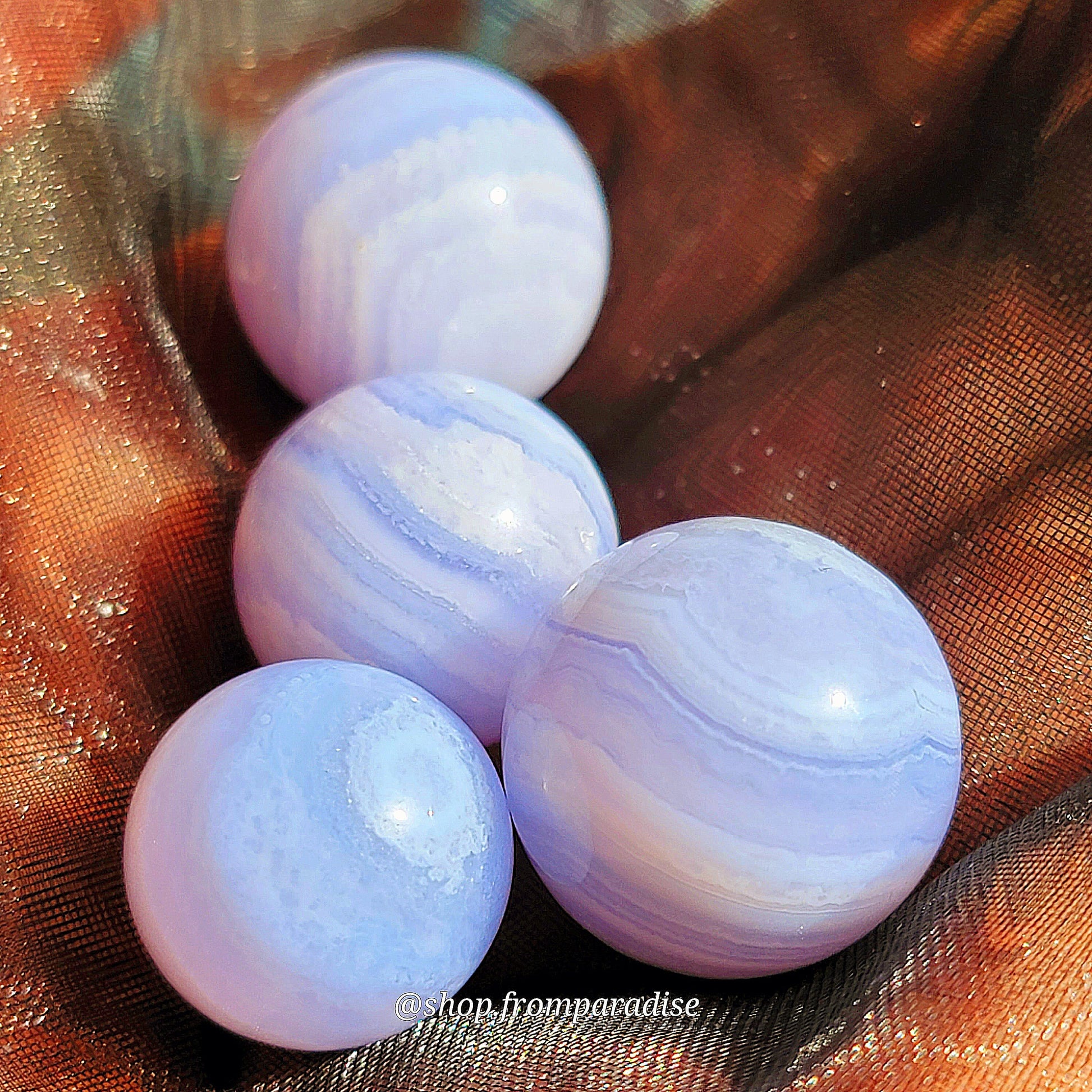 Mini Blue Lace Agate Sphere