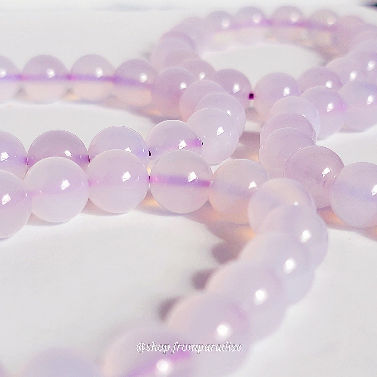 Purple Chalcedony Crystal Bracelet