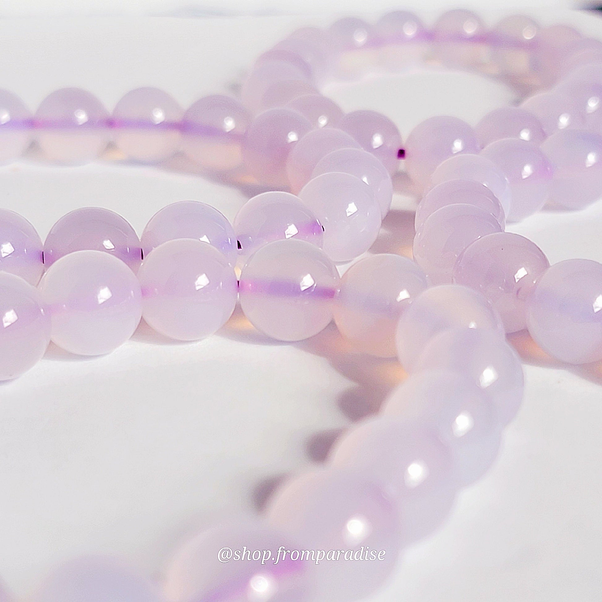 Purple Chalcedony Crystal Bracelet