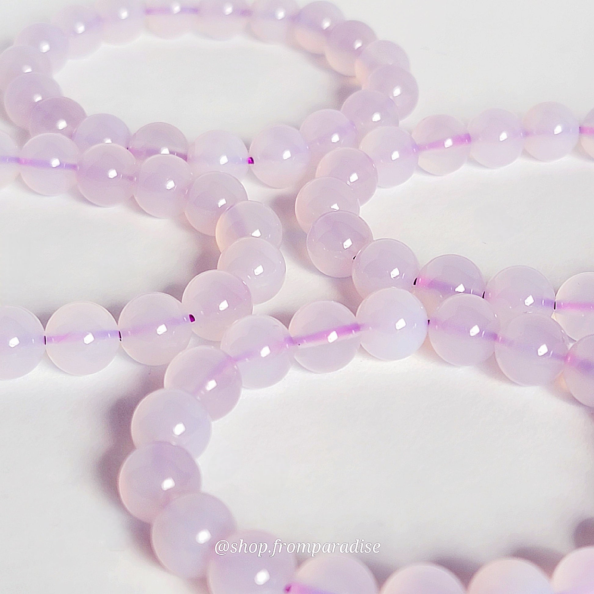 Purple Chalcedony Crystal Bracelet